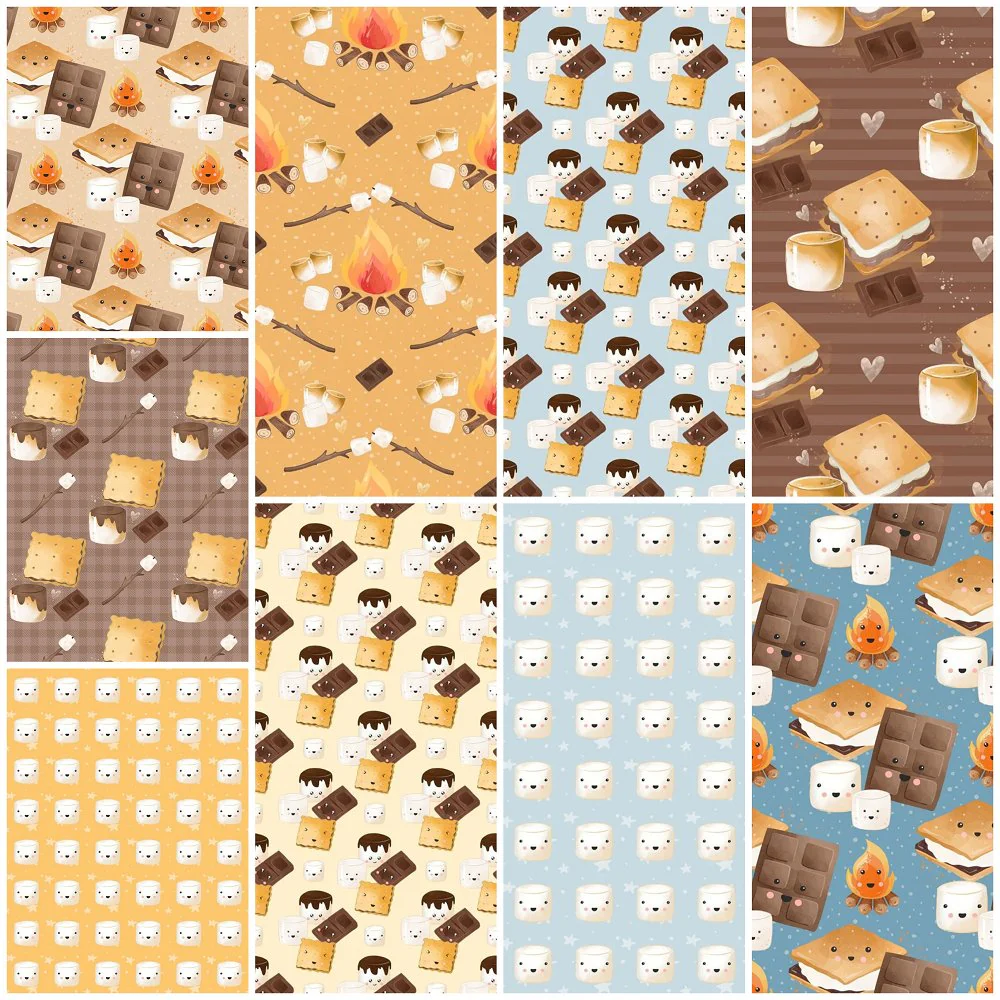 Cute Smores Fat Quarter Bundle - 10 Pieces