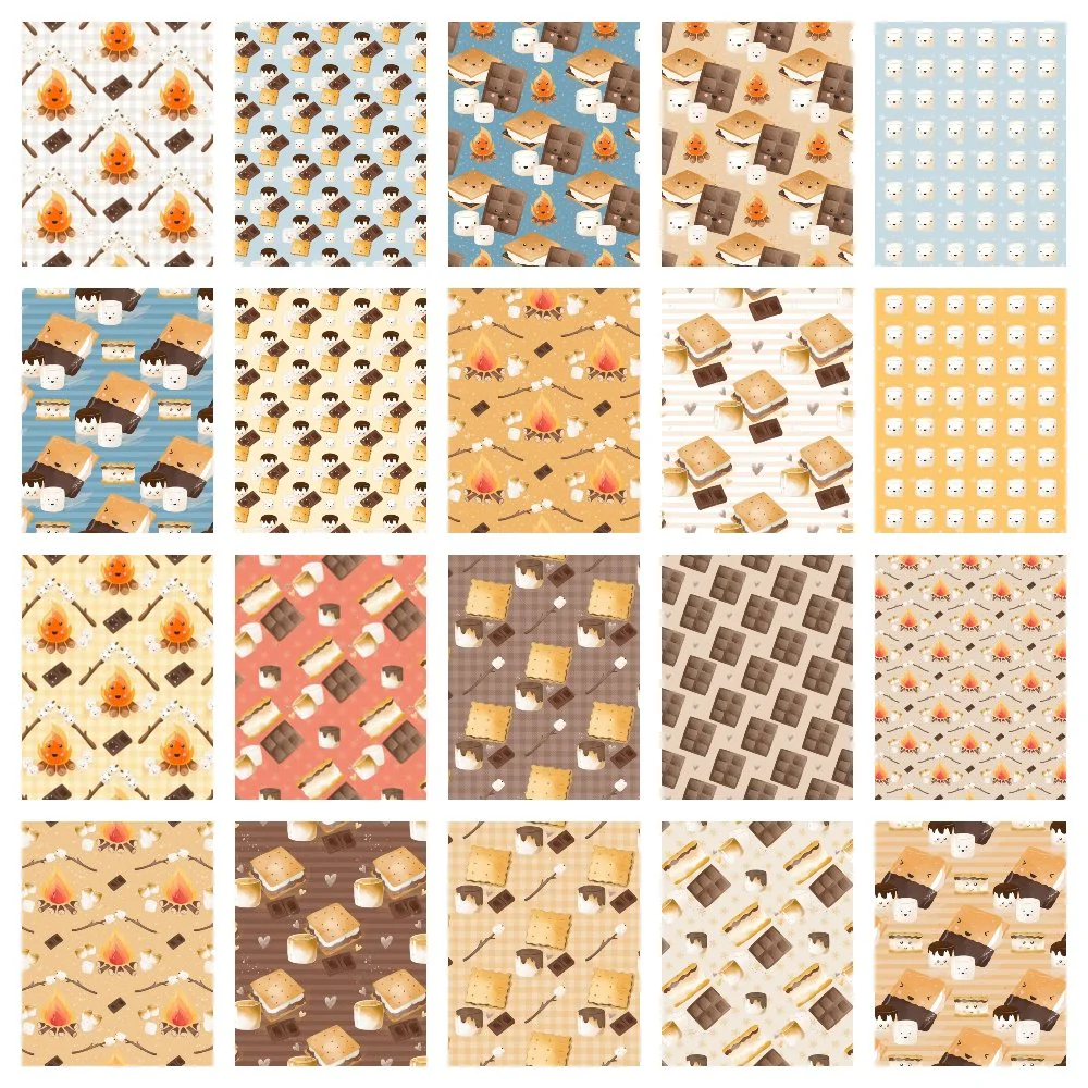 Cute Smores Fat Quarter Bundle - 20 Pieces