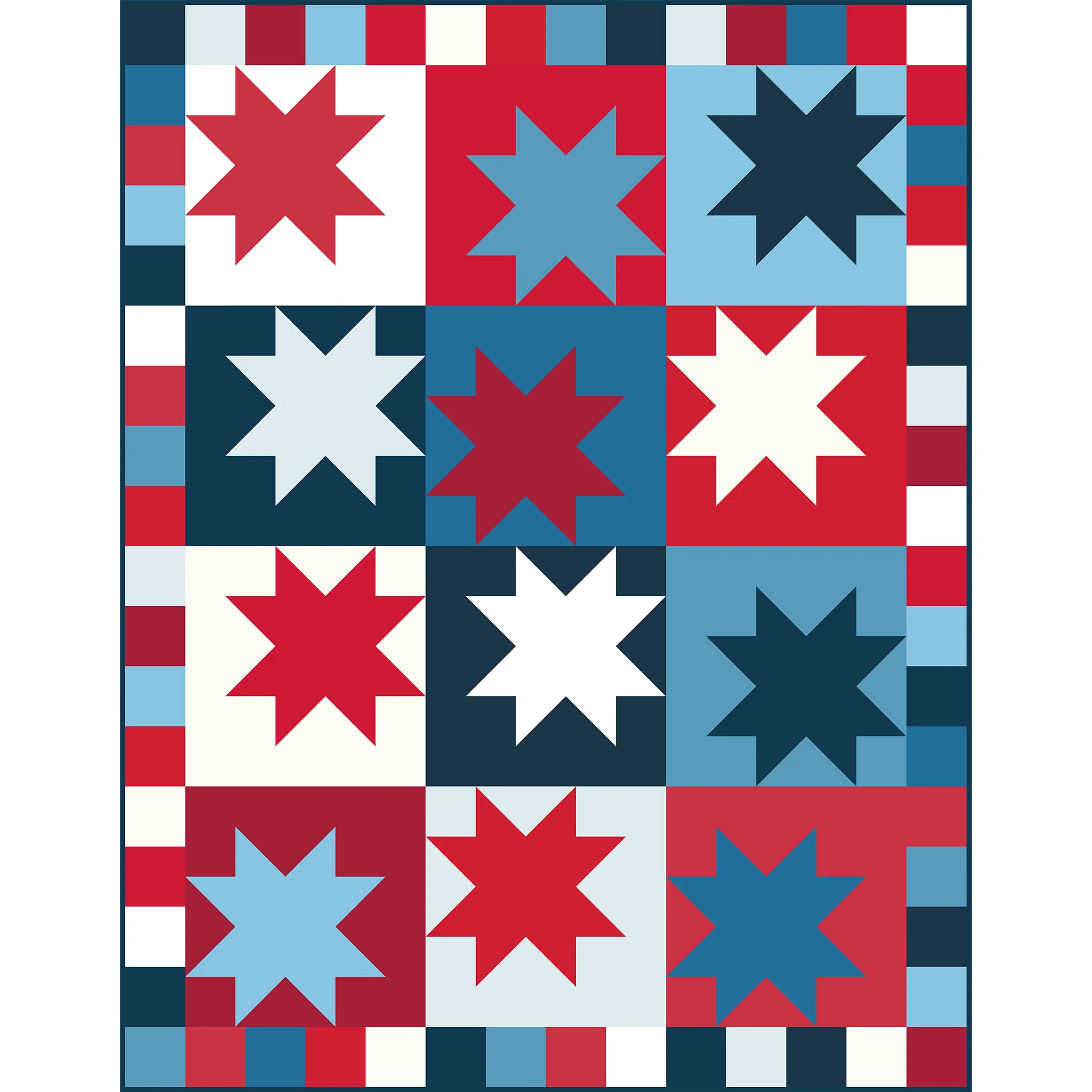 Dancing Stars Quilt Pattern - Image 4