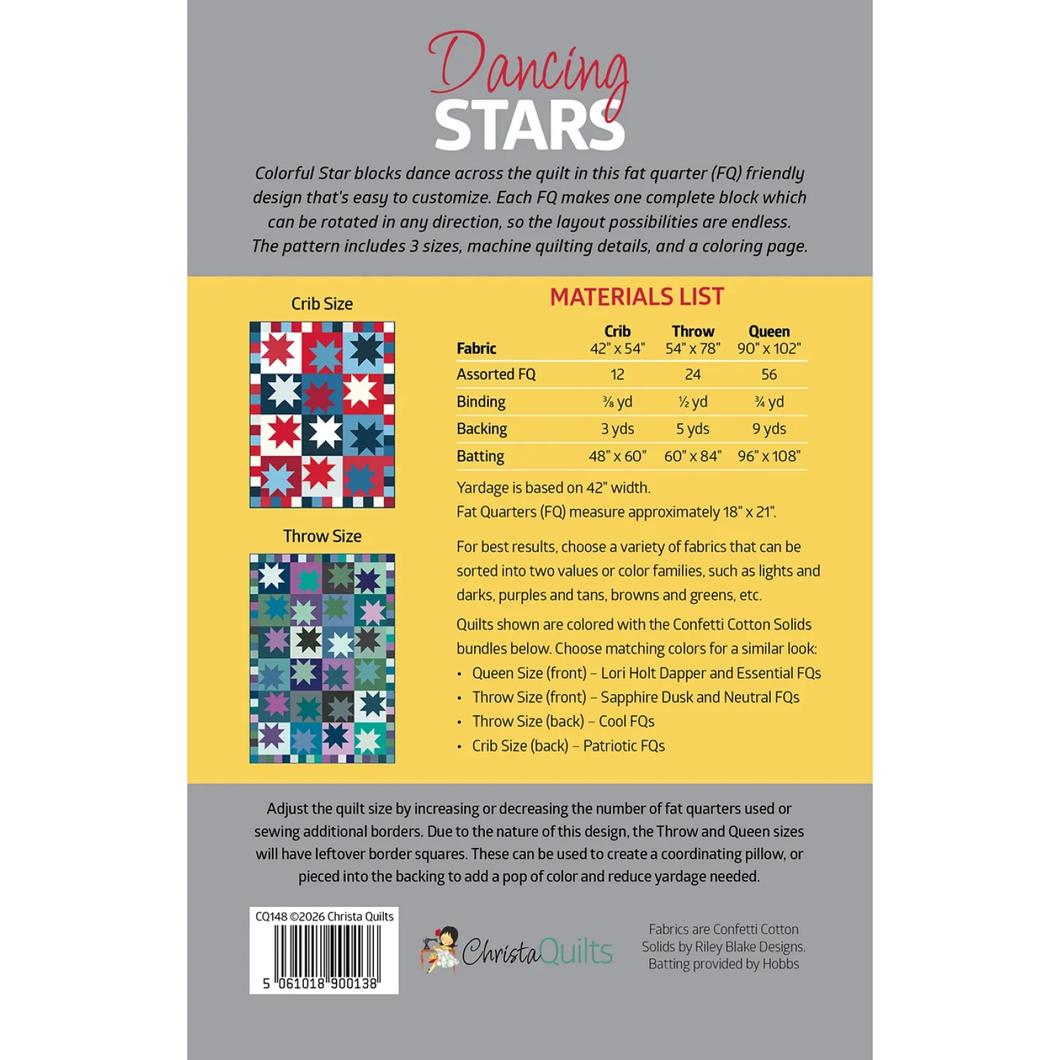 Dancing Stars Quilt Pattern - Image 6