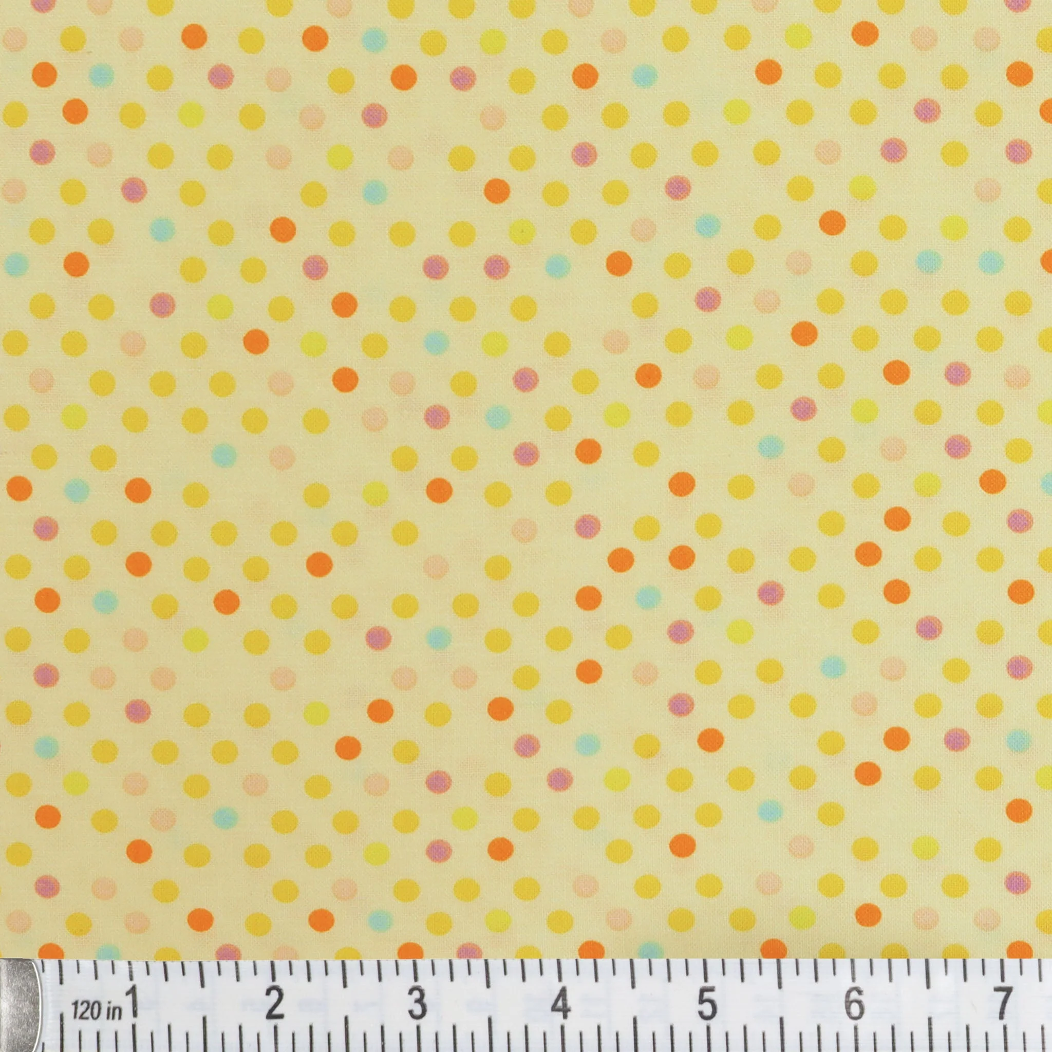 Dazzle Dots 2 Fabric Collection - Confetti Drop Light Yellow - Image 2