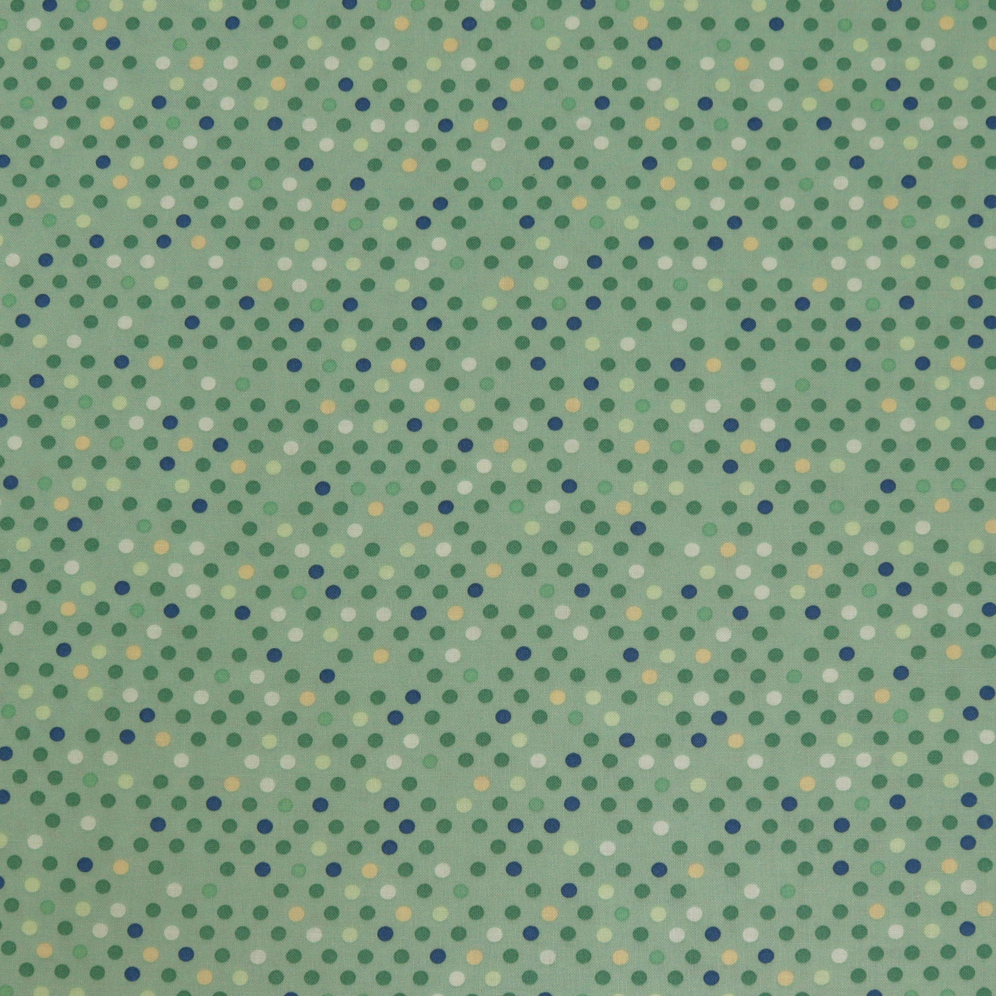 Dazzle Dots 2 Fabric Collection - Confetti Drop Mint