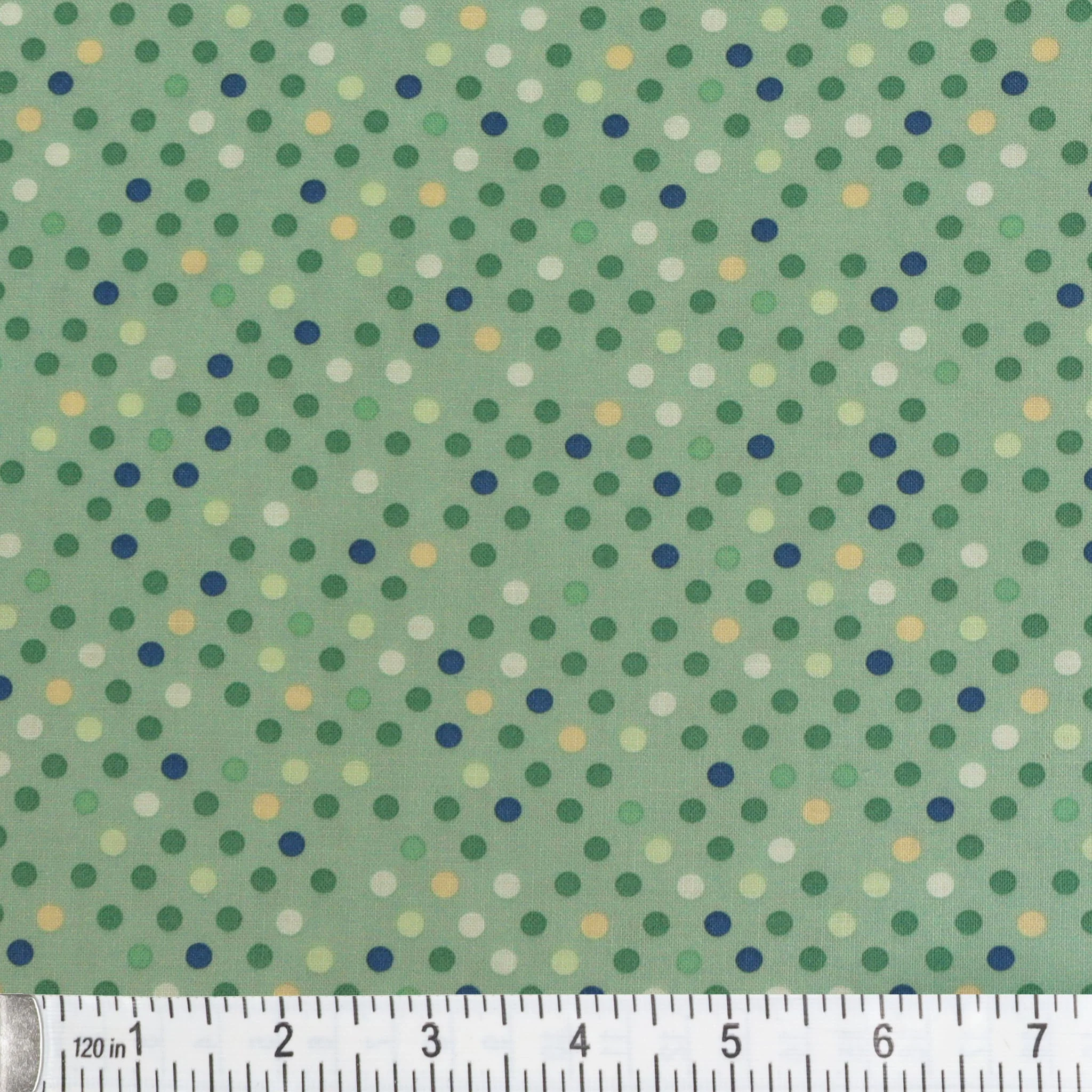 Dazzle Dots 2 Fabric Collection - Confetti Drop Mint - Image 2