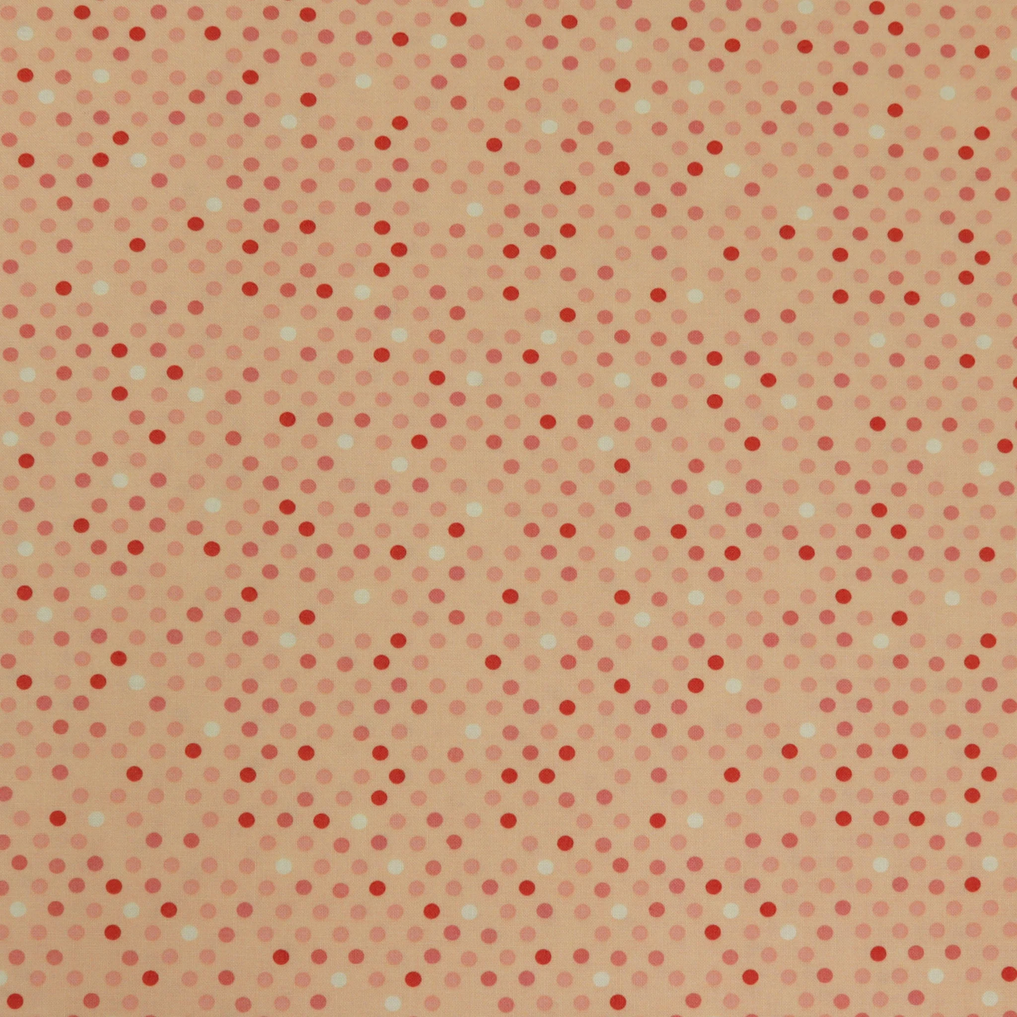 Dazzle Dots 2 Fabric Collection - Confetti Drop Peach