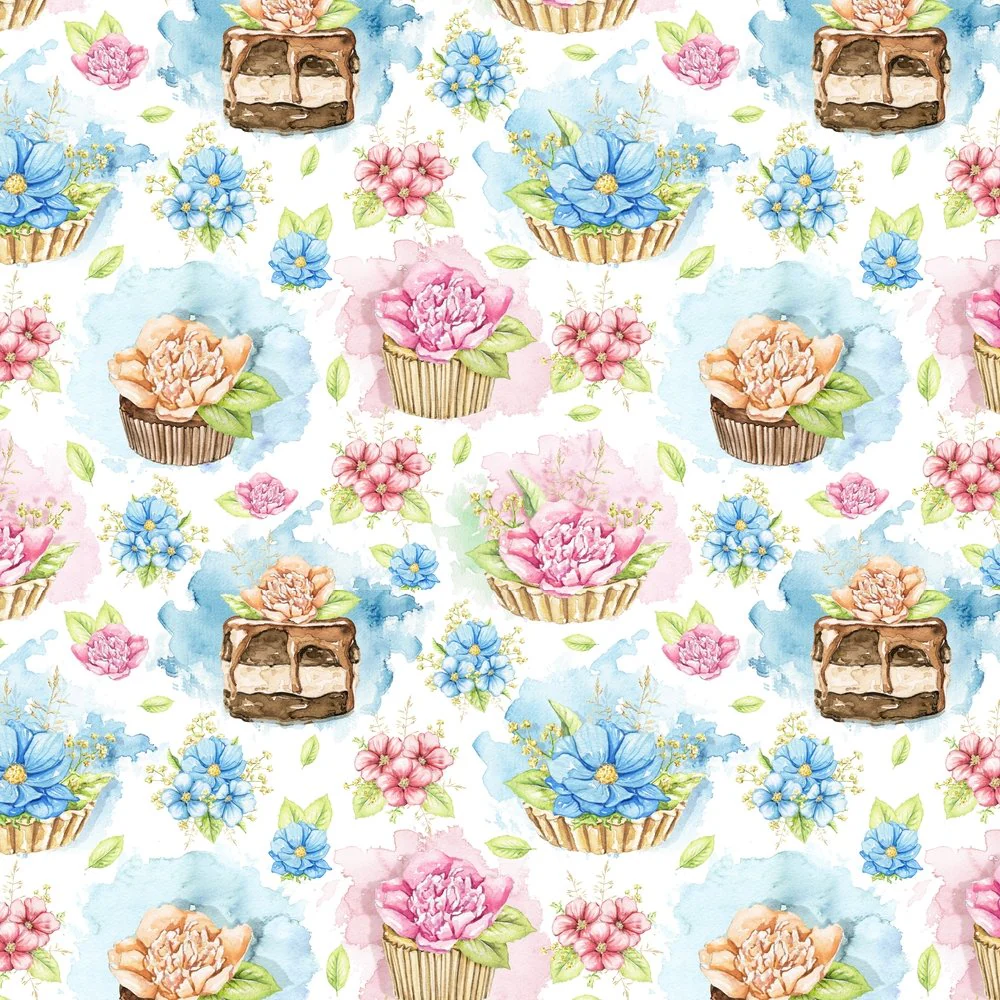 Decorative Cakes & Cupcakes Fabric - Multi