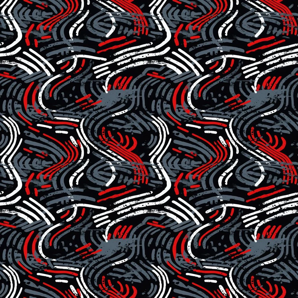 Deep Brush Strokes Fabric