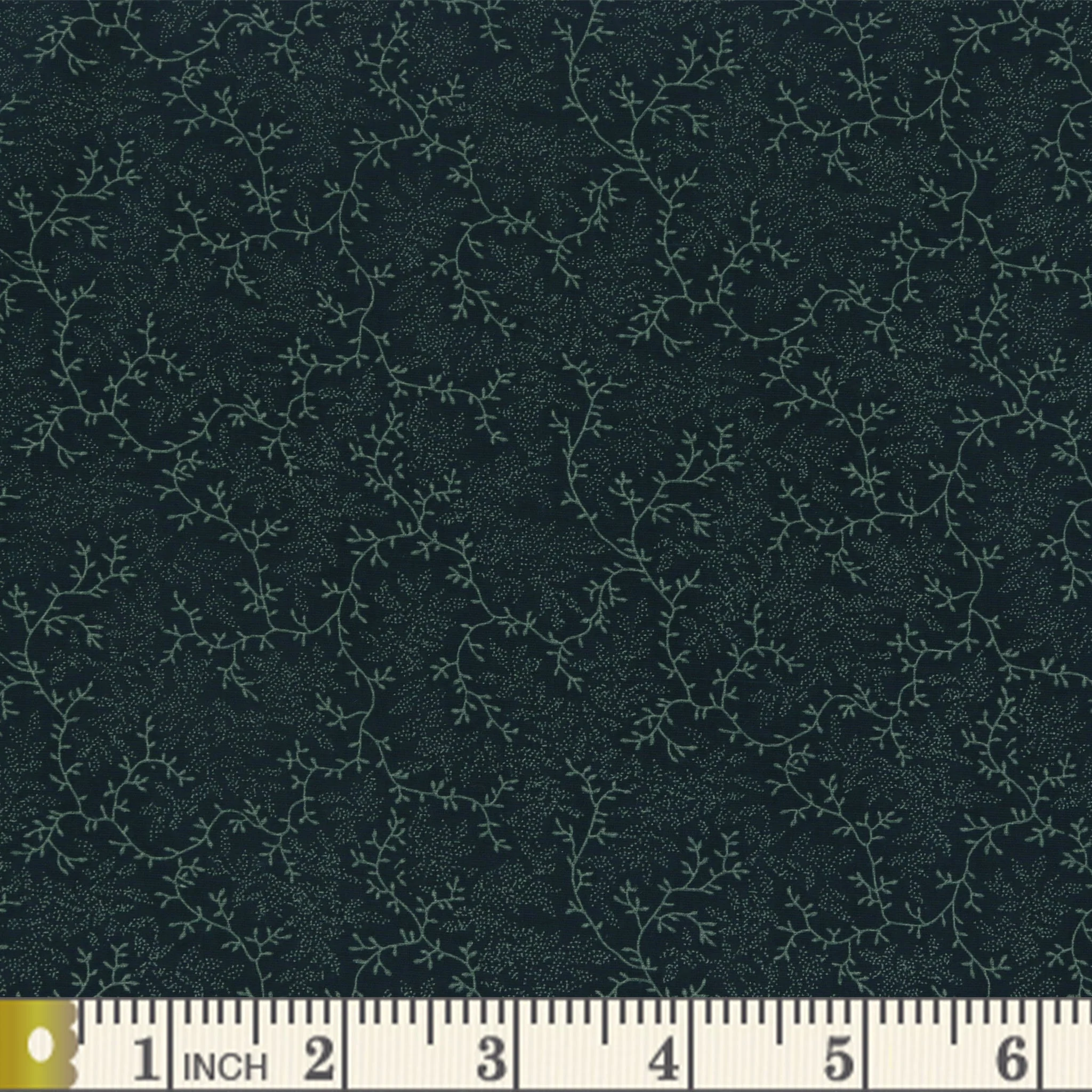 Delicate Vines 108" Wide Quilt Backing - Indigo
