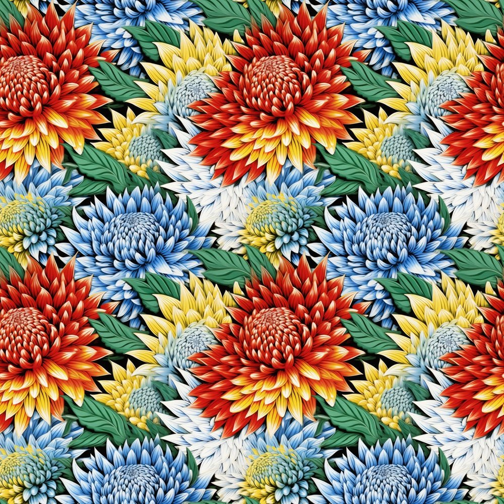 Delightful Packed Floral Fabric