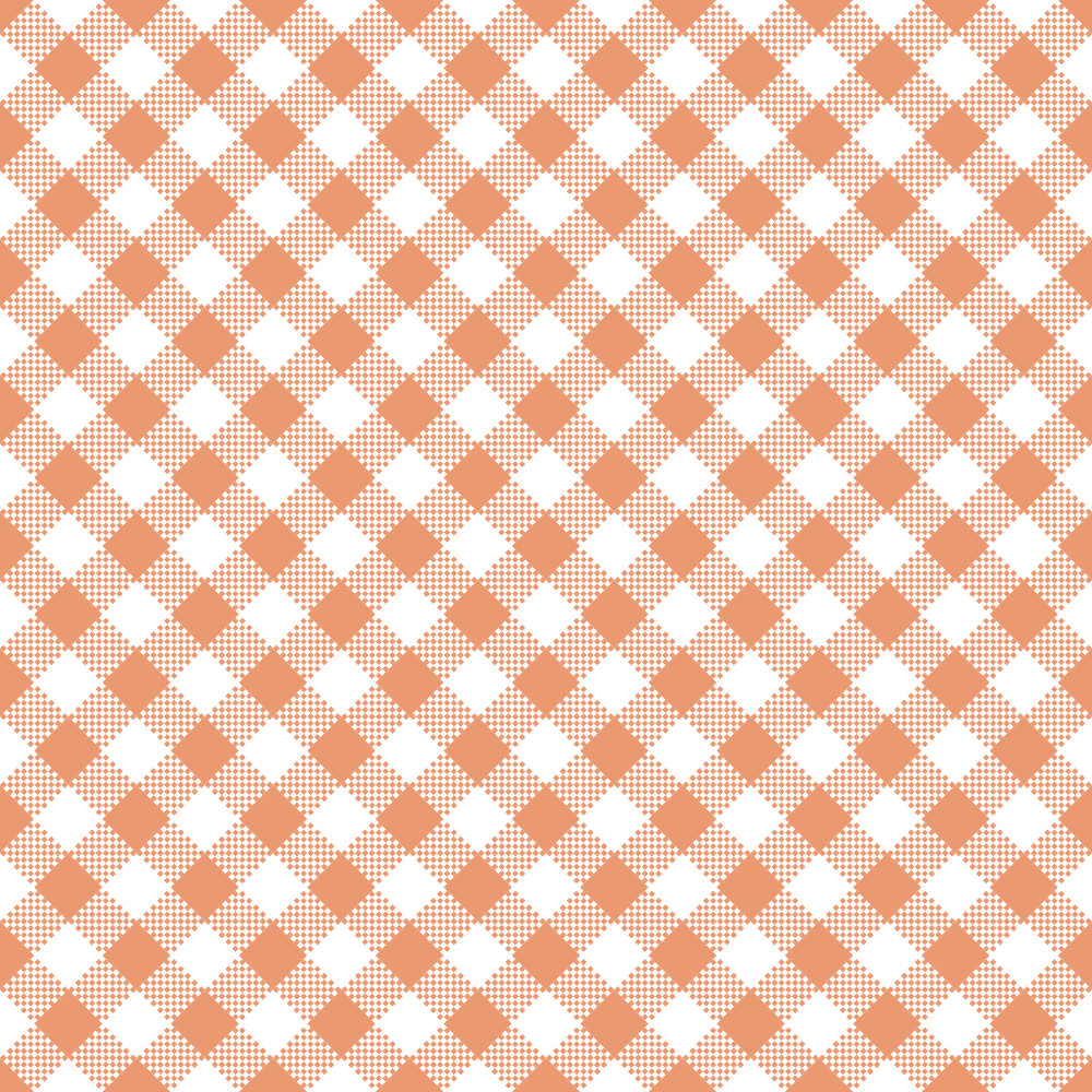 Diagonal Gingham Fabric - Copper River