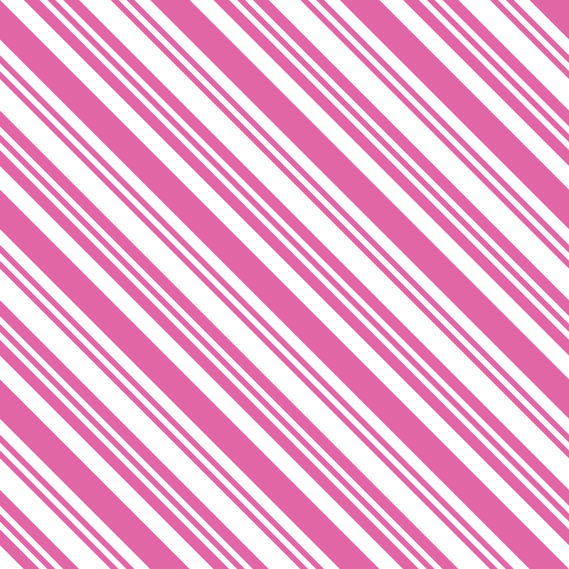 Diagonal Multi Stripe Fabric - Bashful Pink