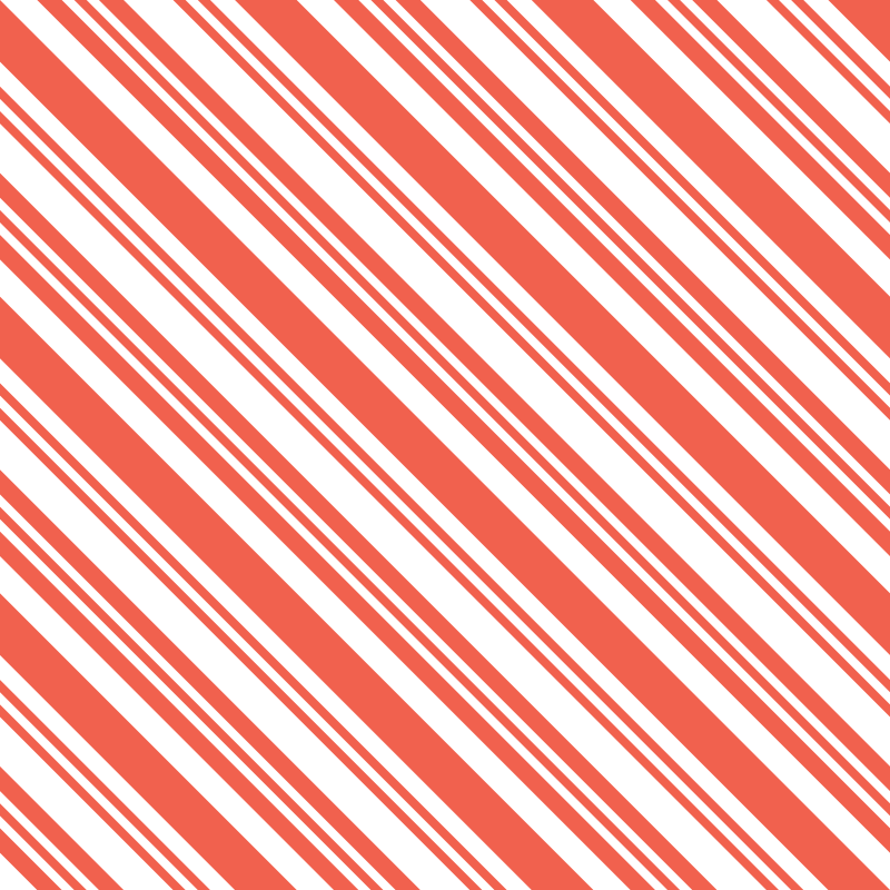 Diagonal Multi Stripe Fabric - Cinnabar