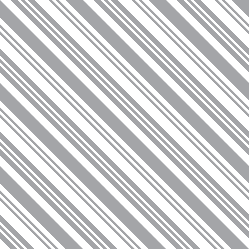 Diagonal Multi Stripe Fabric - Dusty Gray