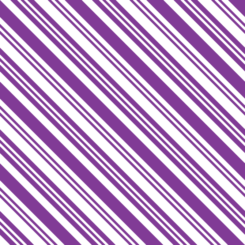 Diagonal Multi Stripe Fabric - Grape