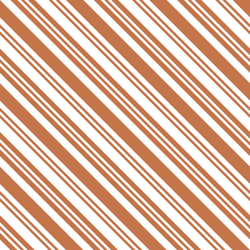 Diagonal Multi Stripe Fabric - Sienna