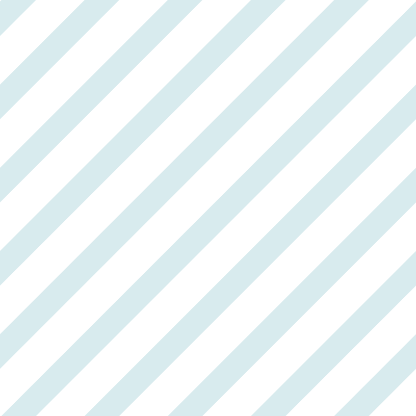 Diagonal Stripe Fabric - Iceberg