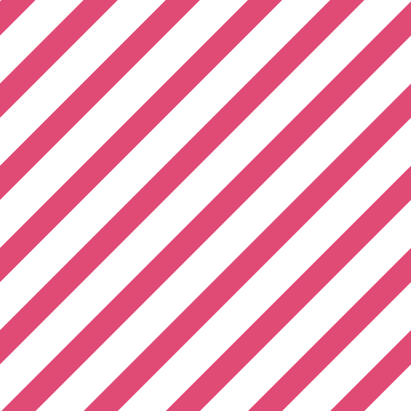 Diagonal Stripe Fabric - Pink Carmine