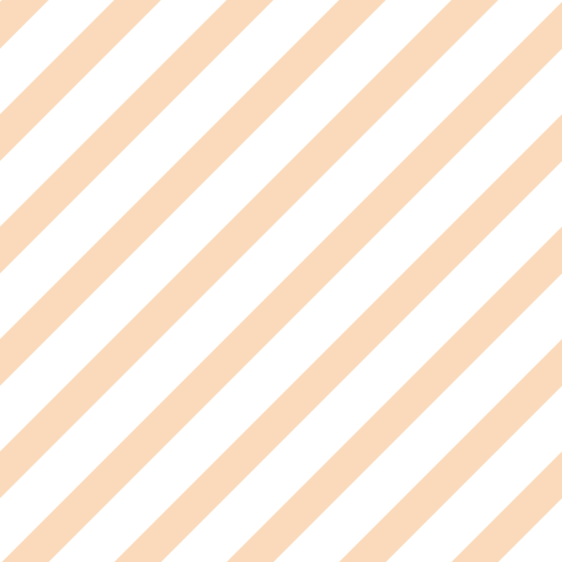 Diagonal Stripe Fabric - Pizazz Peach