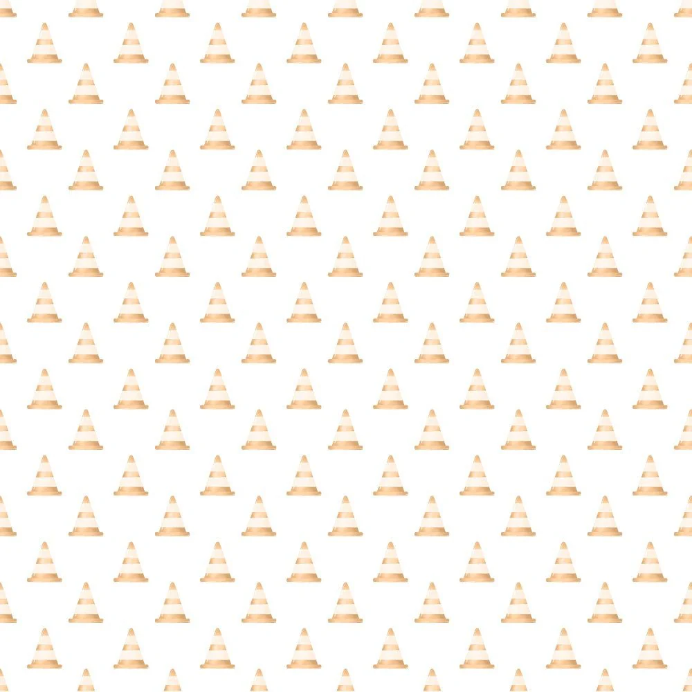 Diggers Safety Cones Fabric