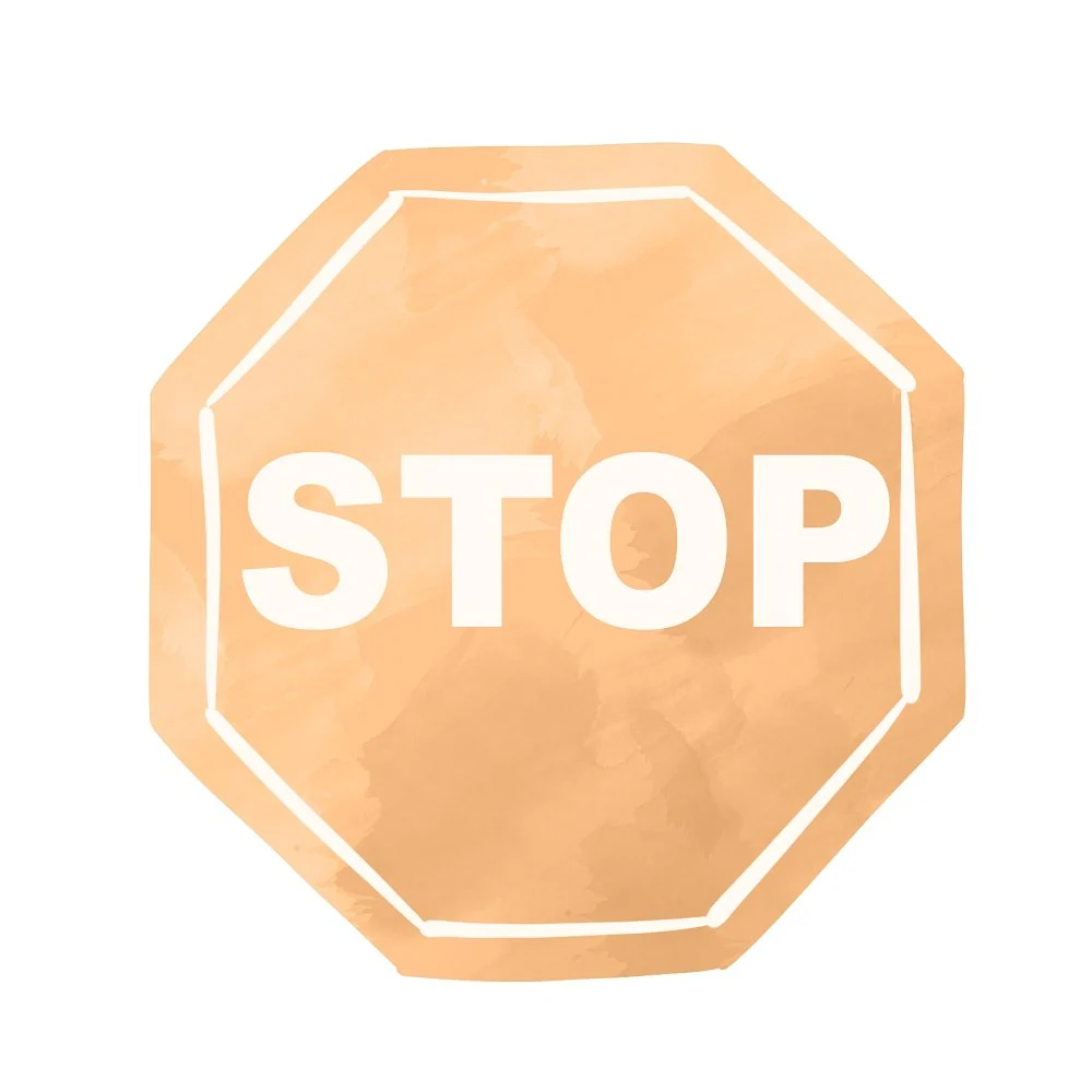 Diggers Stop Sign Fabric Panel