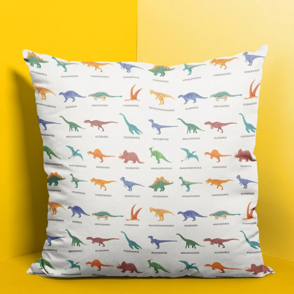 Dinosaur Names #3 Fabric - Image 2