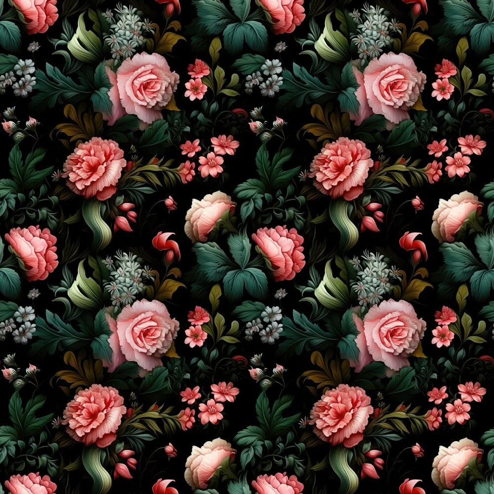 Divine Colorful Floral Fabric