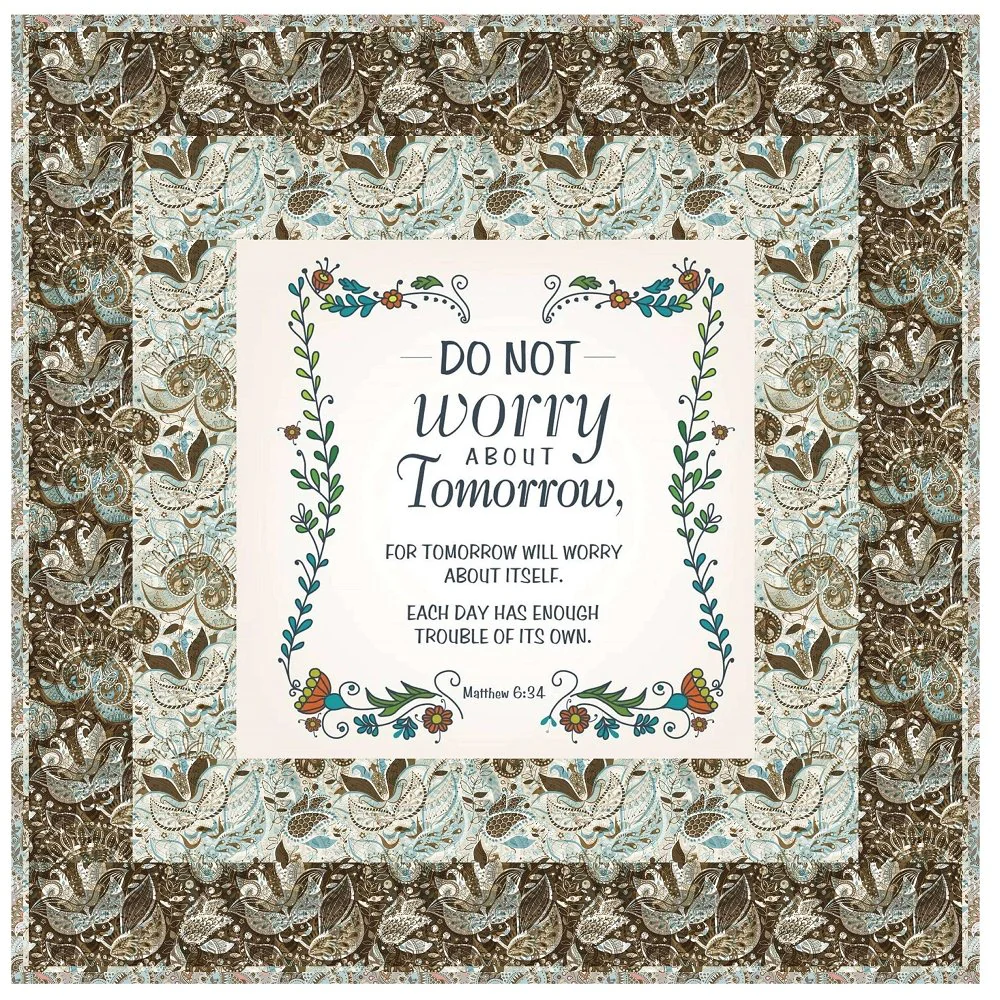 Do Not Worry Wall Hanging 42" x 42"