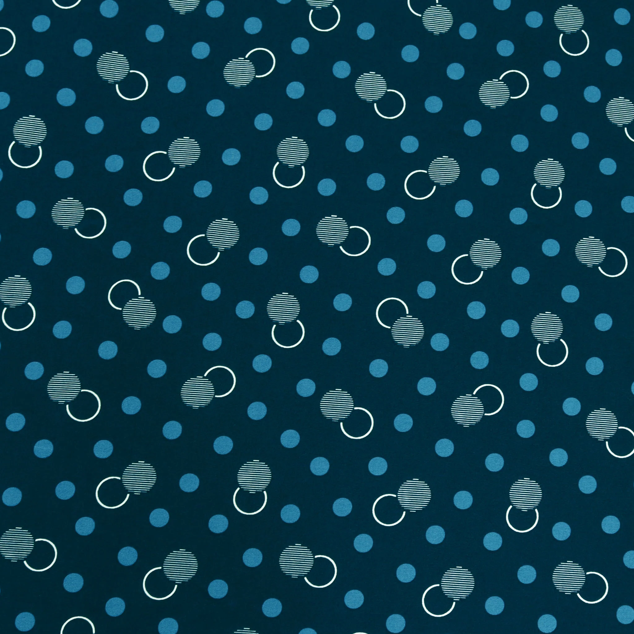 Documentaries Fabric Collection - Lots of Dots Navy