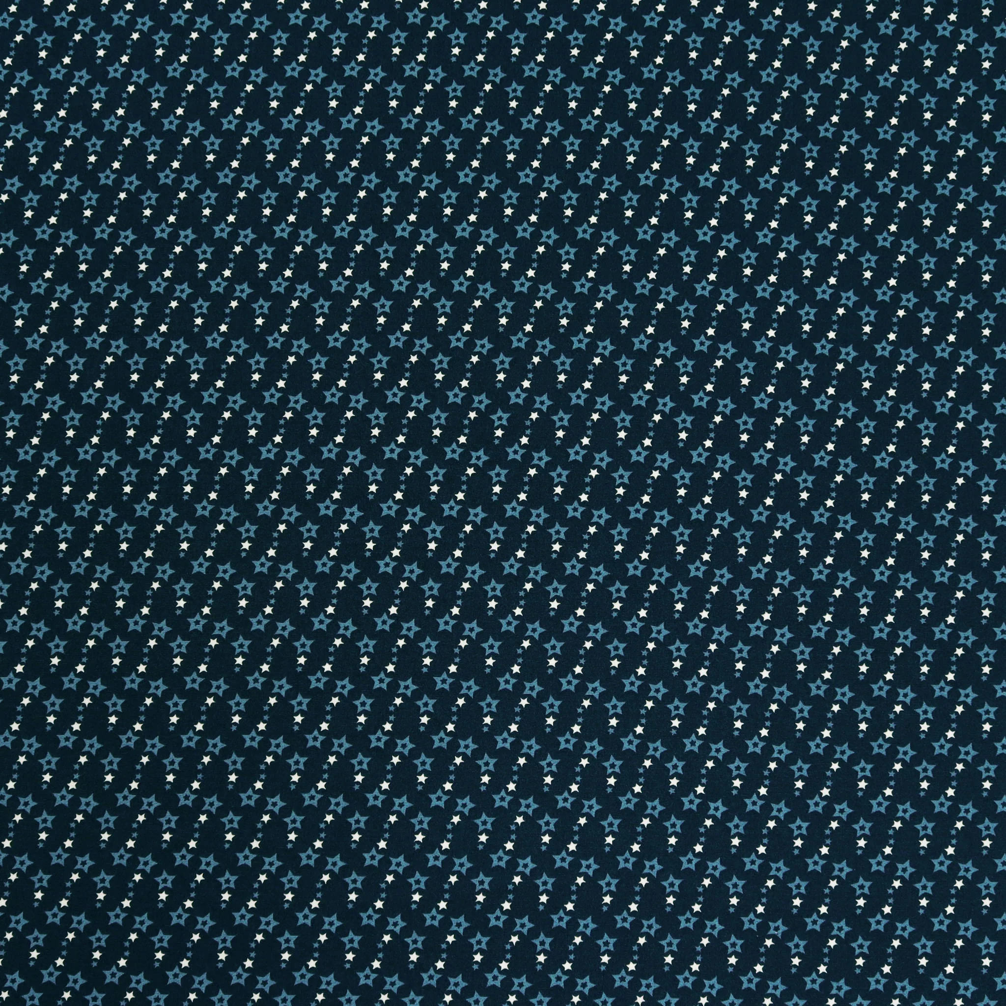 Documentaries Fabric Collection - Mini Stars Navy