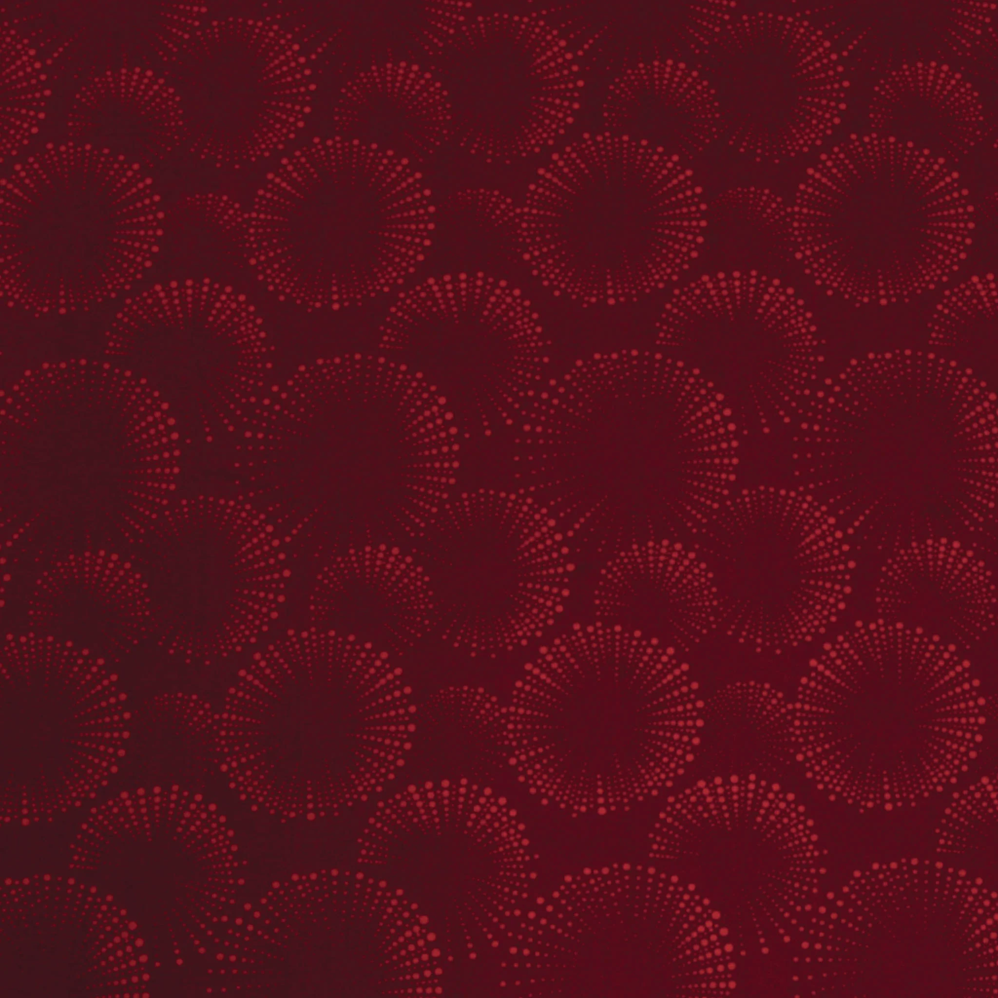Documentaries Fabric Collection - Starburst Dots Claret/Red