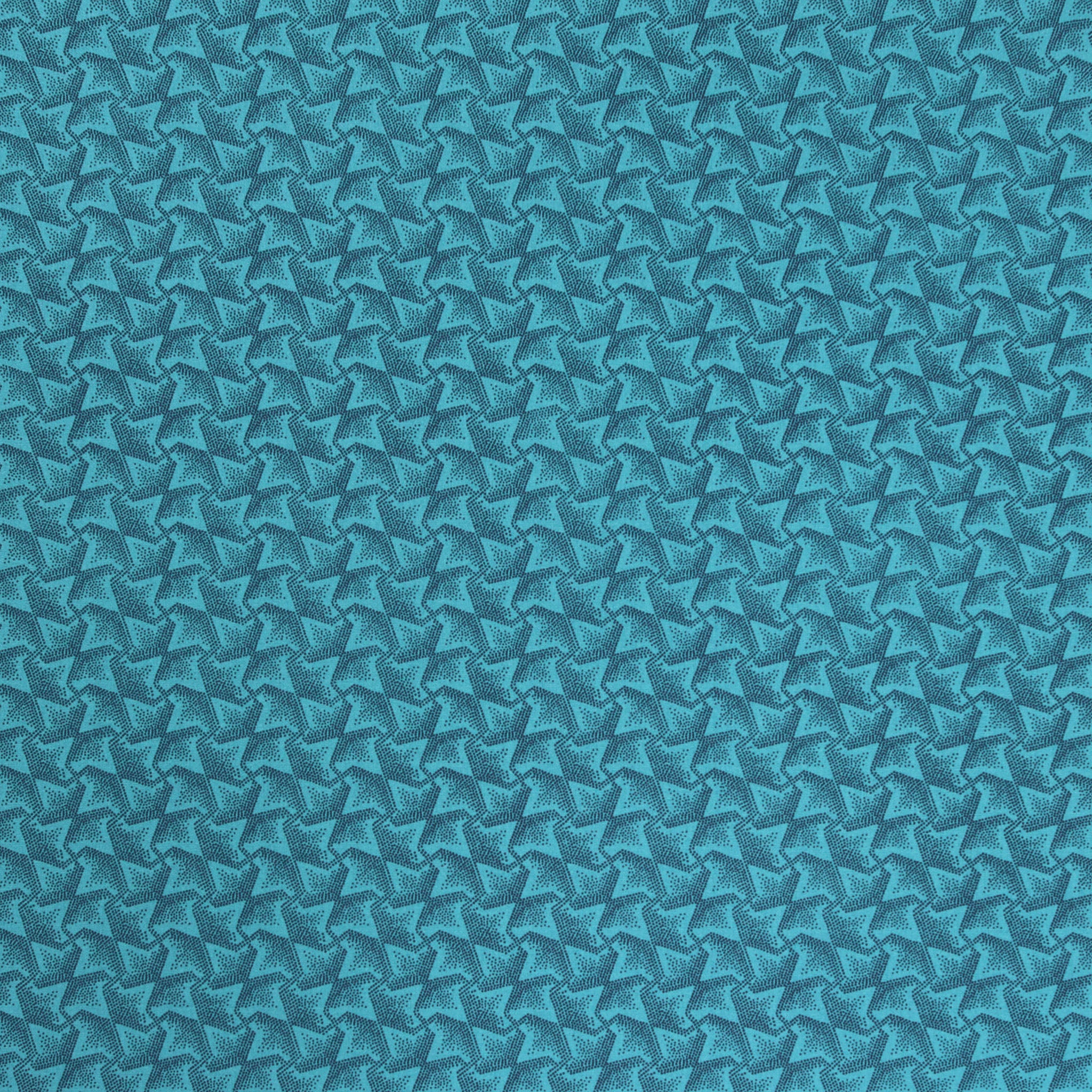 Documentaries Fabric Collection - Wave Geo Denim Blue