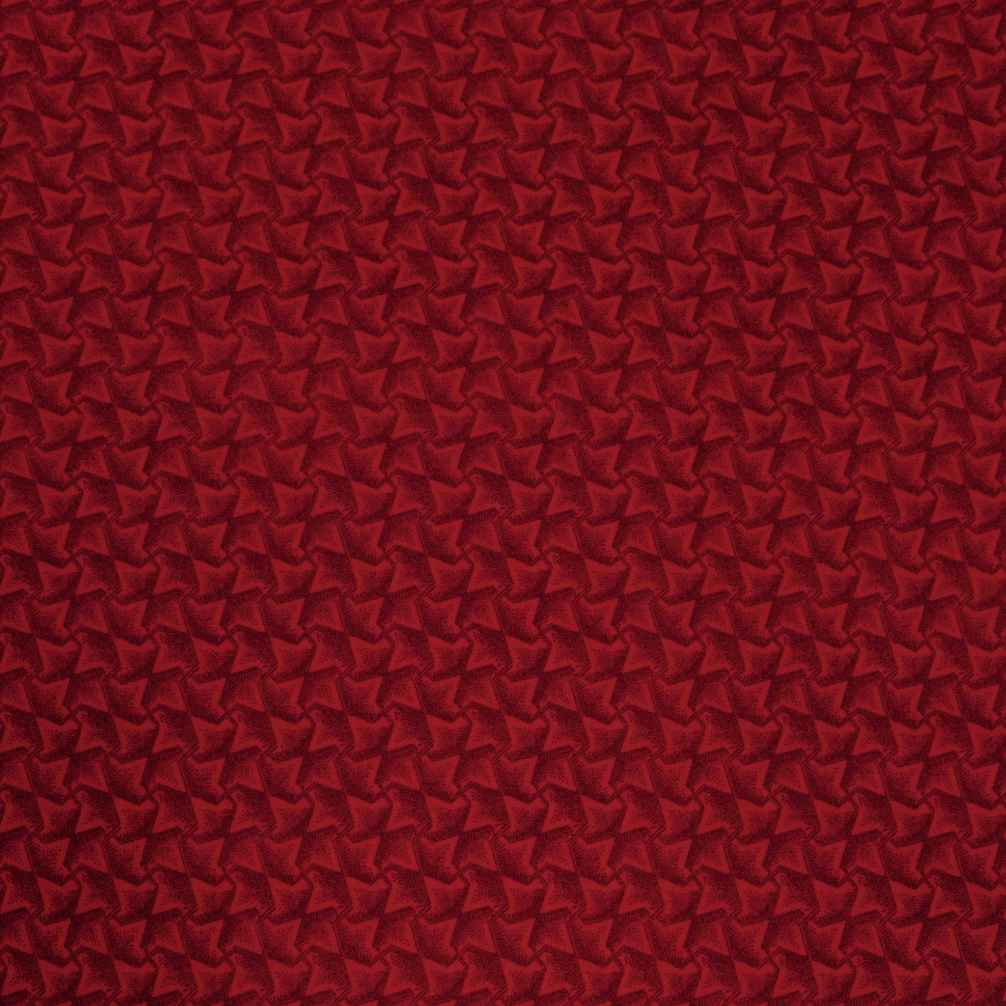 Documentaries Fabric Collection - Wave Geo True Red