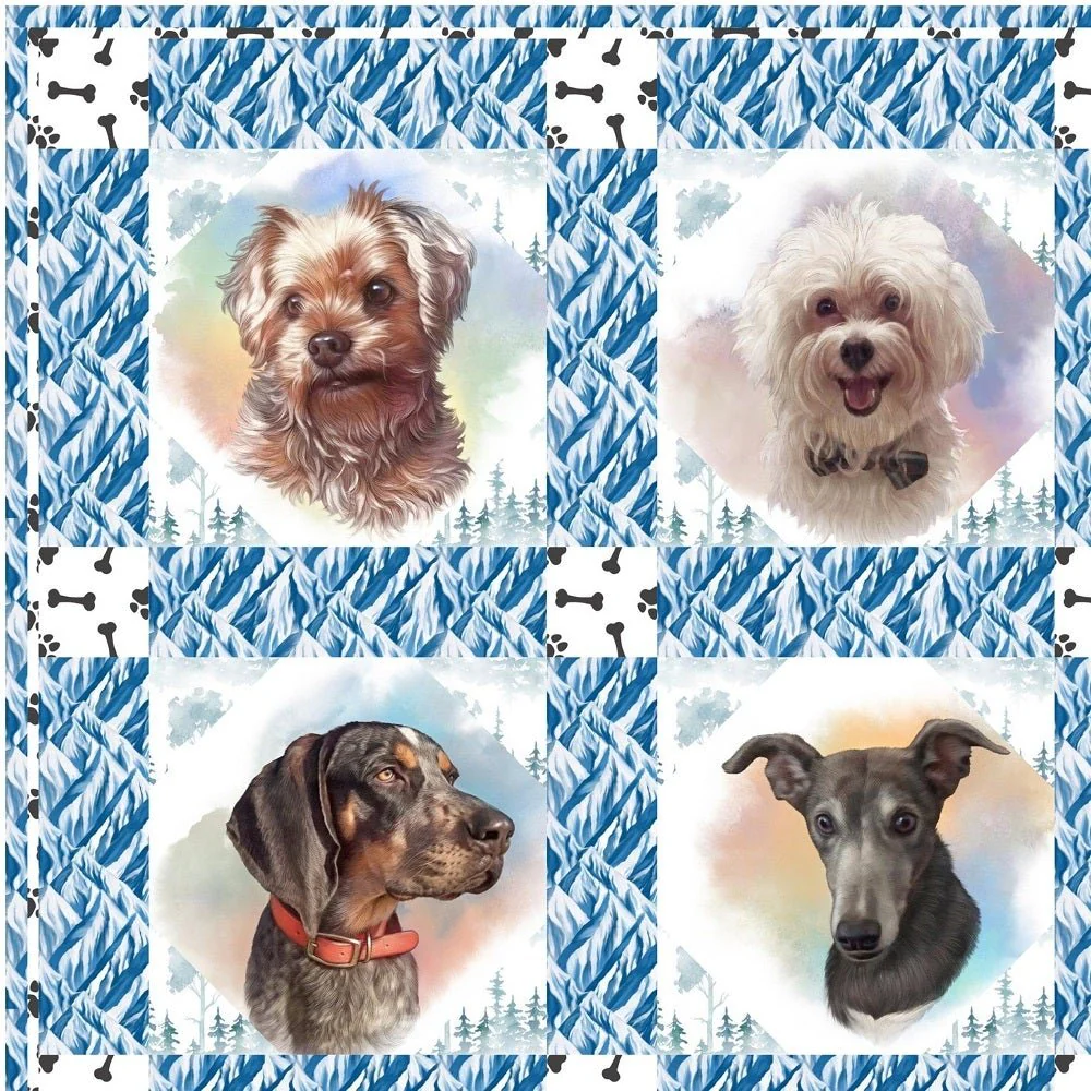 Dog Breeds Quilt Kit - 48" x 60" - Image 3