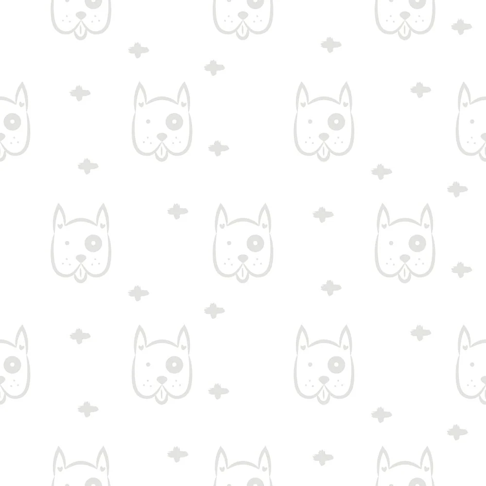 Dogs & Crosses Tone on Tone Fabric