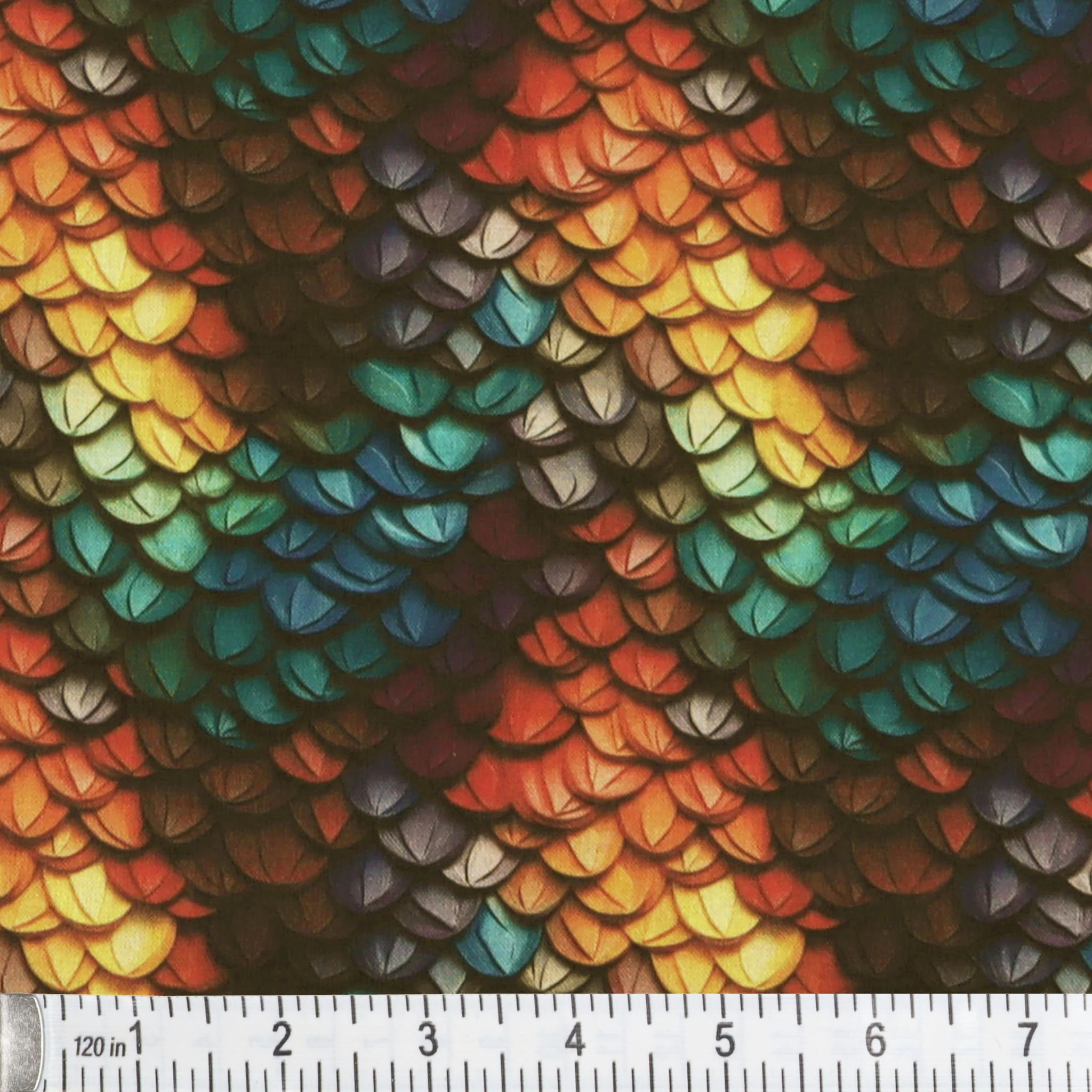 Dragon Scales Pattern #11 Fabric - Image 2