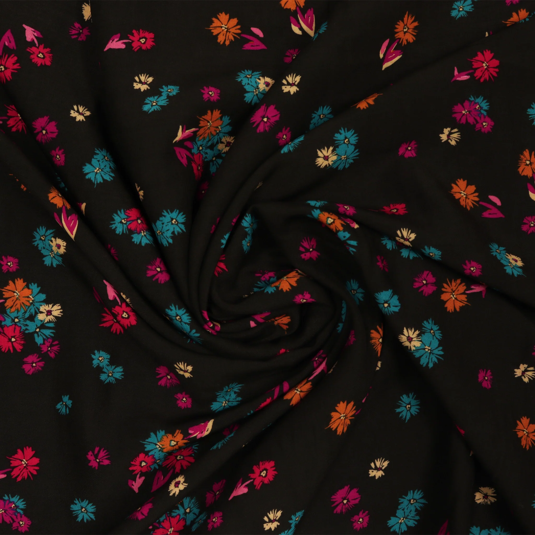 Dreamlike Daisies Fabric in Rayon - Image 4
