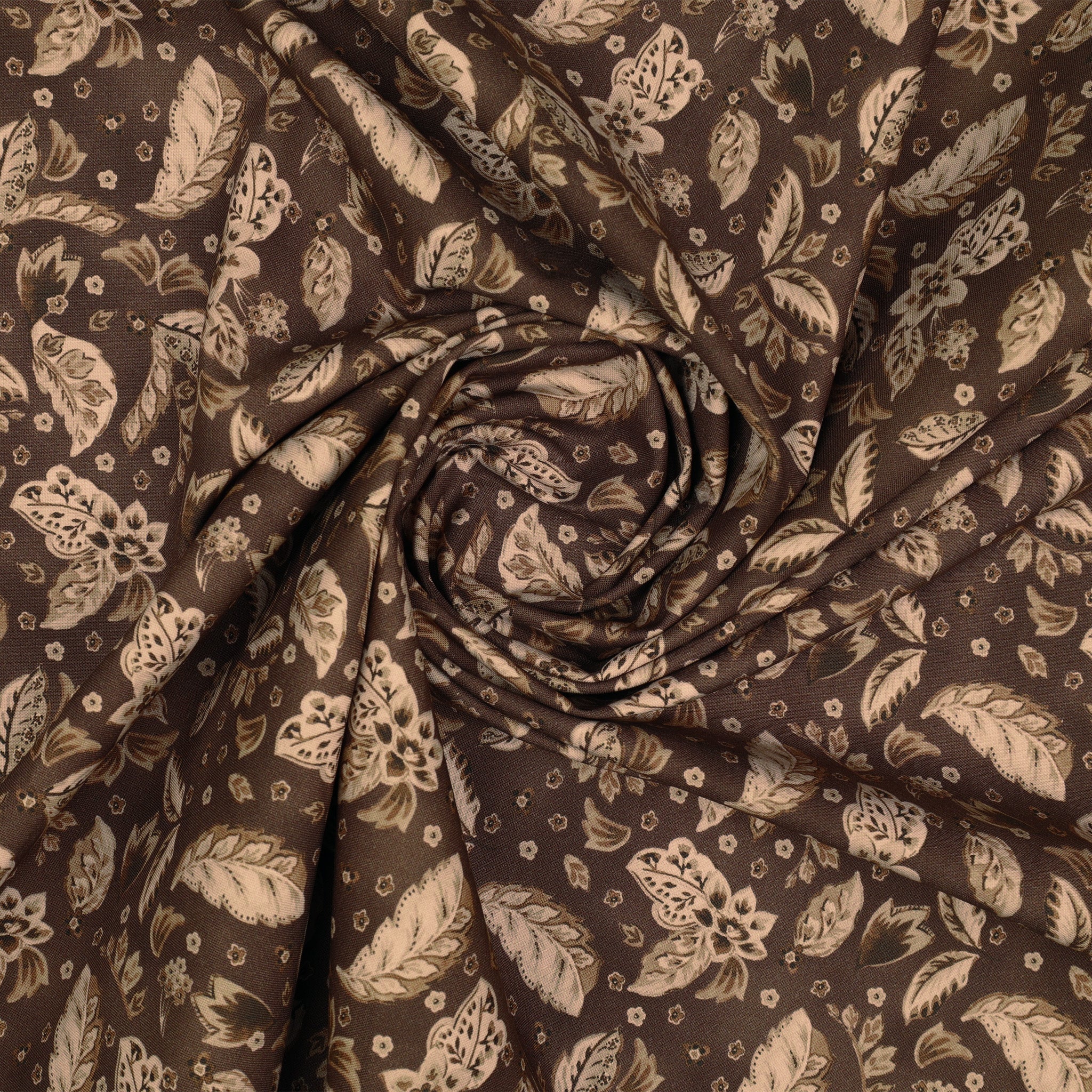 Dwell Fabric Collection - Plush Paisleys Cocoa - Image 2