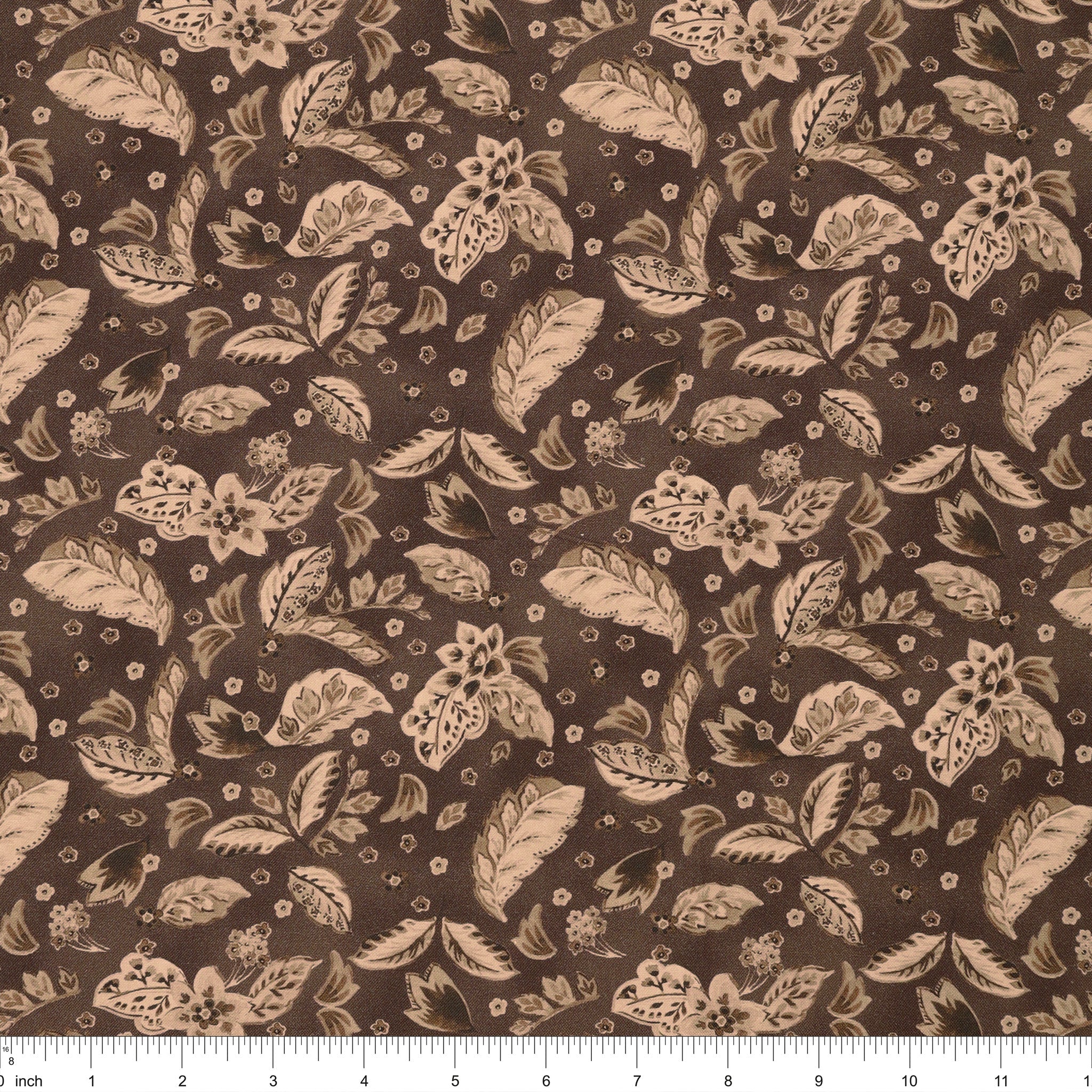 Dwell Fabric Collection - Plush Paisleys Cocoa - Image 3