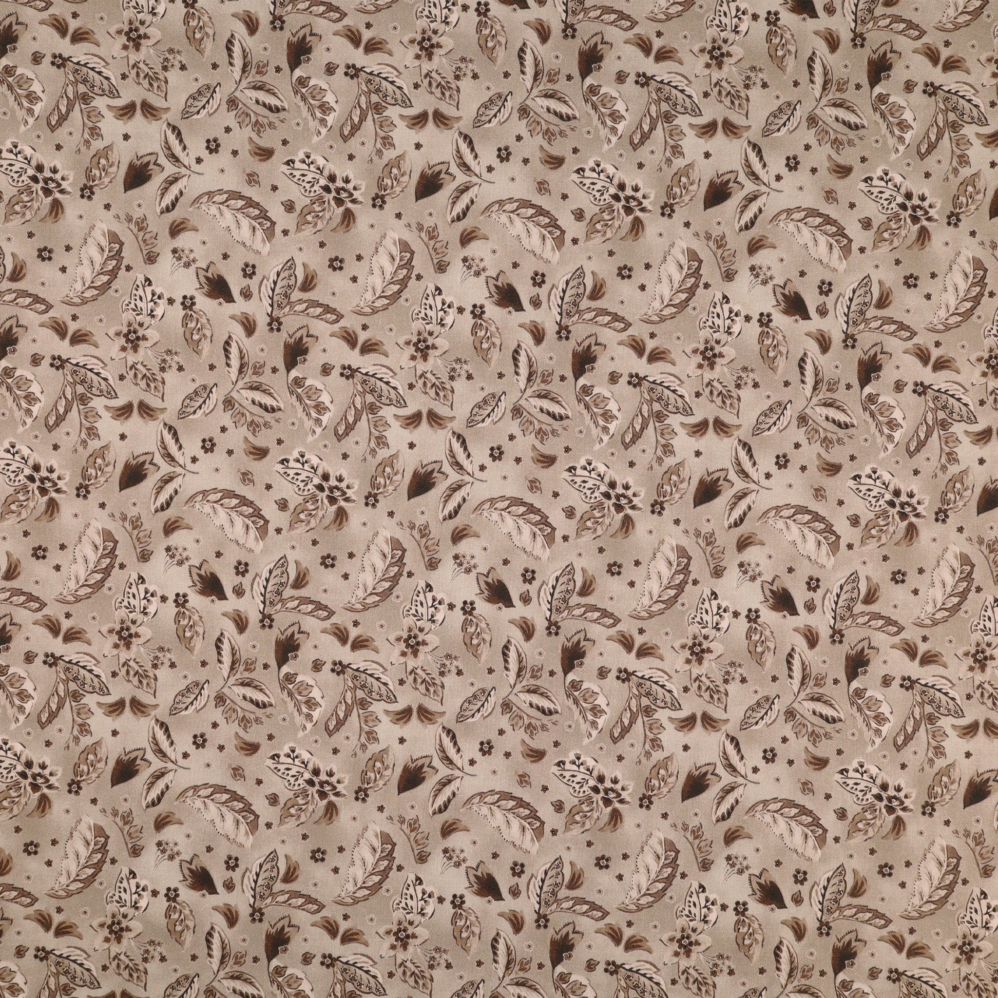 Dwell Fabric Collection - Plush Paisleys Greige