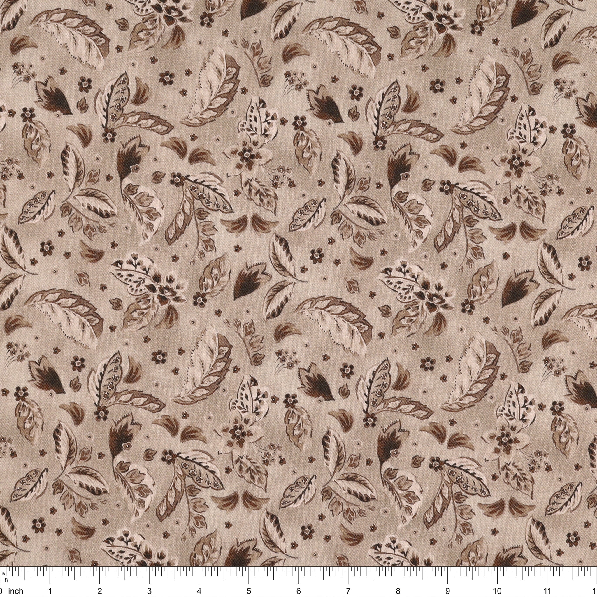 Dwell Fabric Collection - Plush Paisleys Greige - Image 3