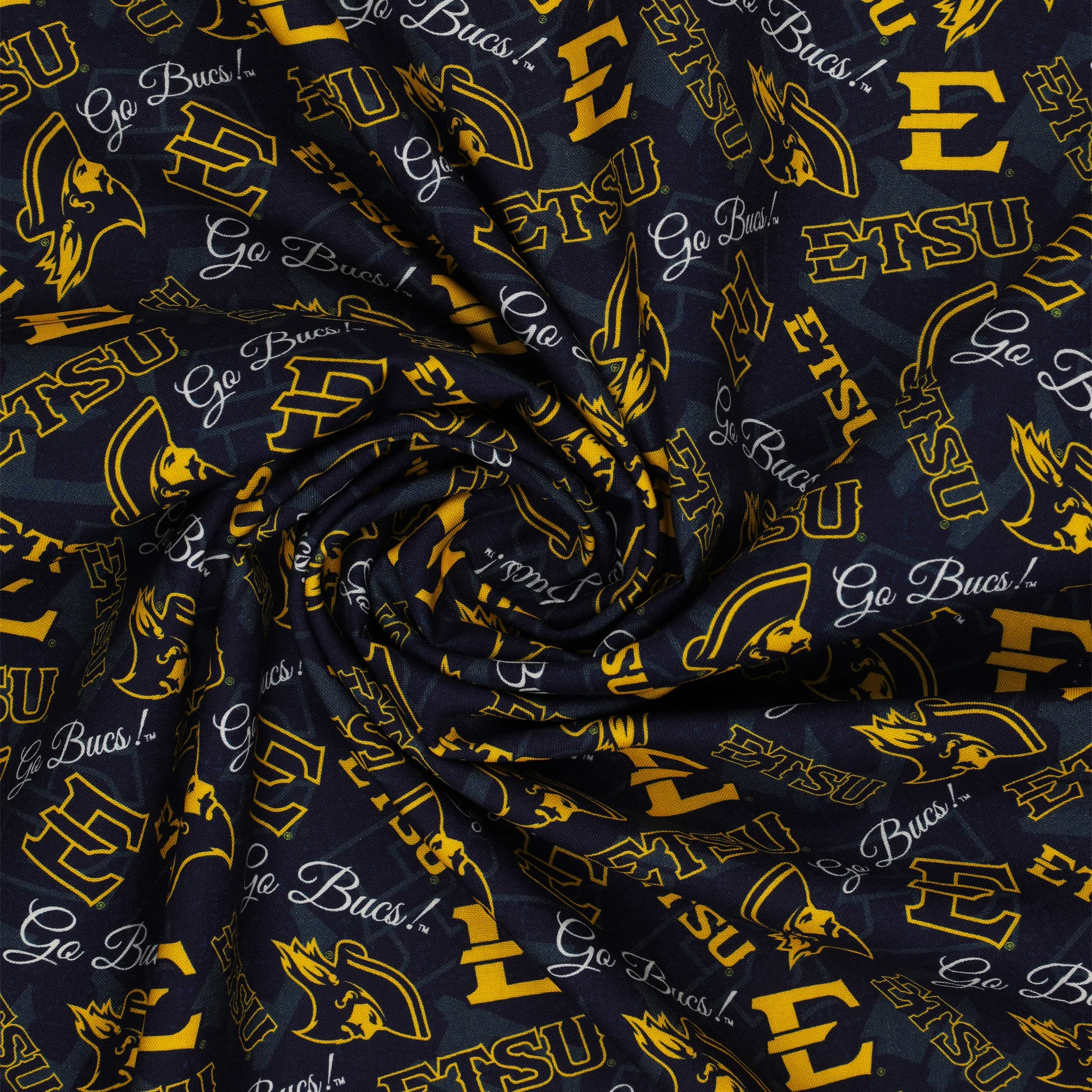 East Tennessee State University Tone on Tone Fabric - Image 2