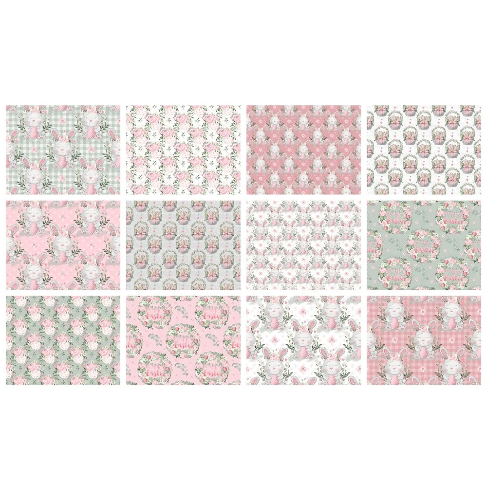 Easter Bunny Fabric Collection - 1/2 Yard Bundle
