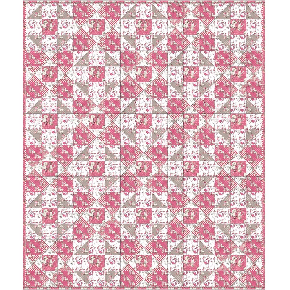 Easter Lamb Quilt Kit - 61 1/2" x 73 1/2" - Image 2