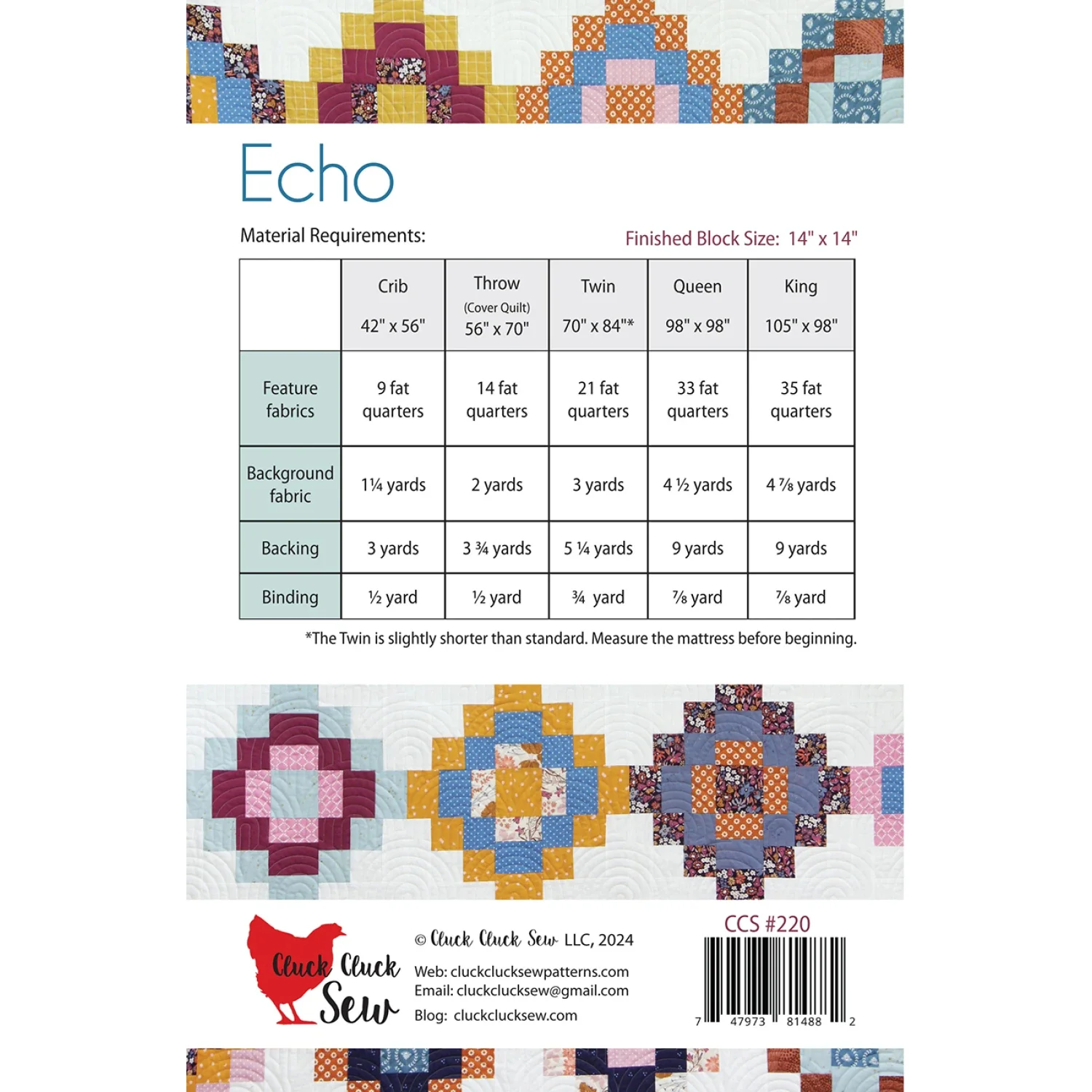 Echo Quilt Pattern - Image 2
