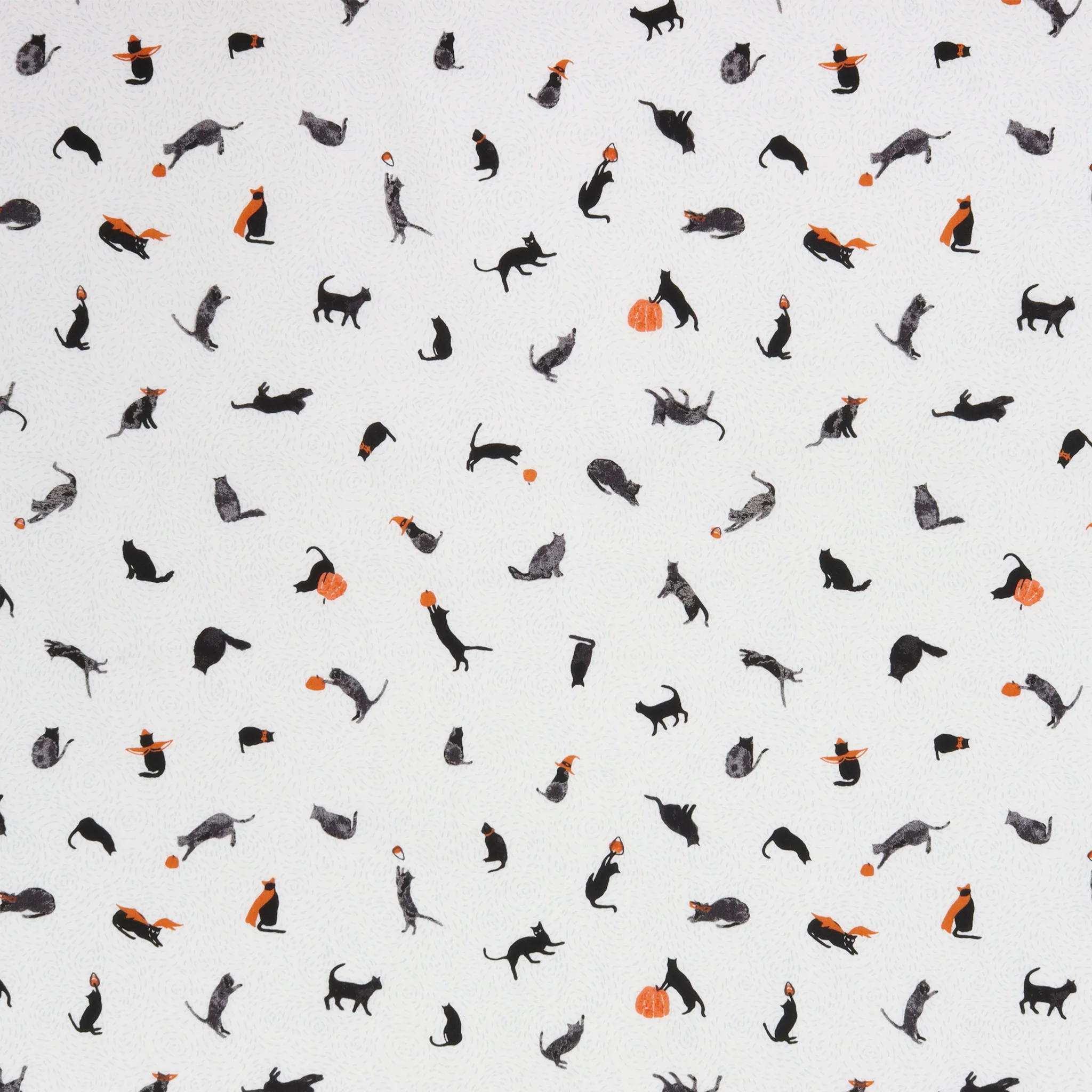 Eerie Fabric Collection - Pumpkin & Catnip
