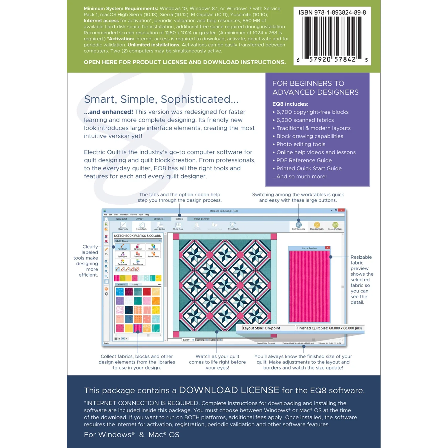 Electric Quilt 8 Quilt Design Software - Image 3