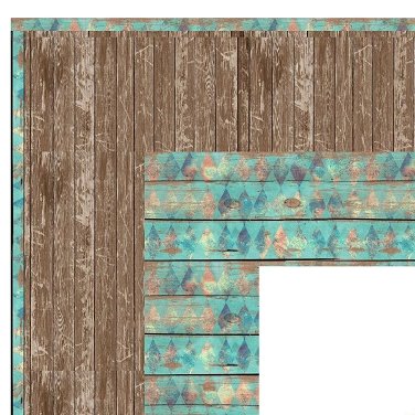 Elegant Cross and Flowers Wall Hanging 42" x 42" - Image 3
