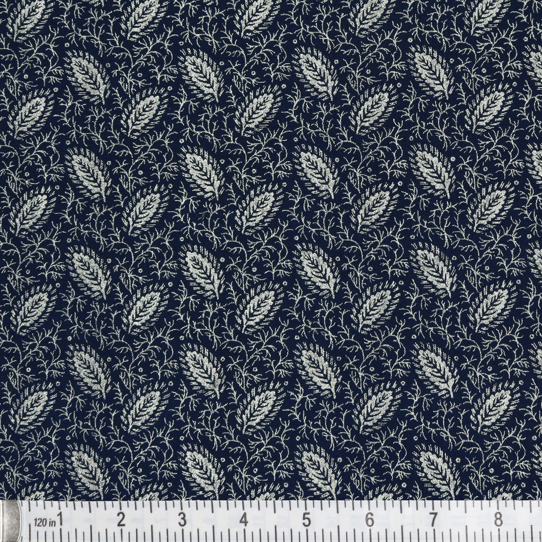 Elegant Keepsakes Fabric Collection - Foliage Navy - Image 2