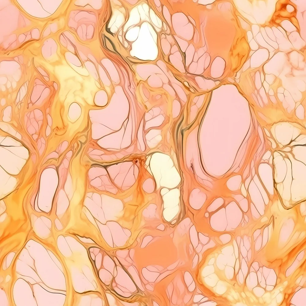 Elegant Marble Fabric - Peach