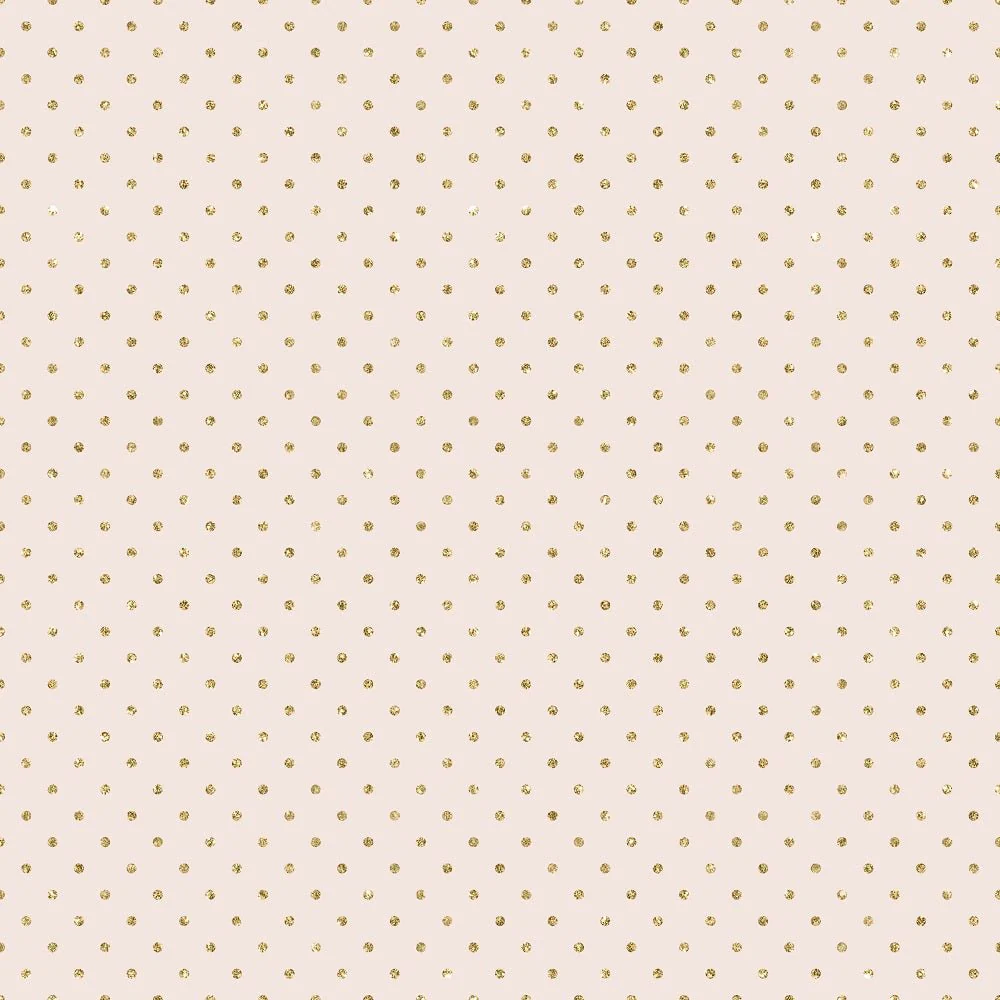 Elegant Nutcracker Gold Dots Fabric - Tan