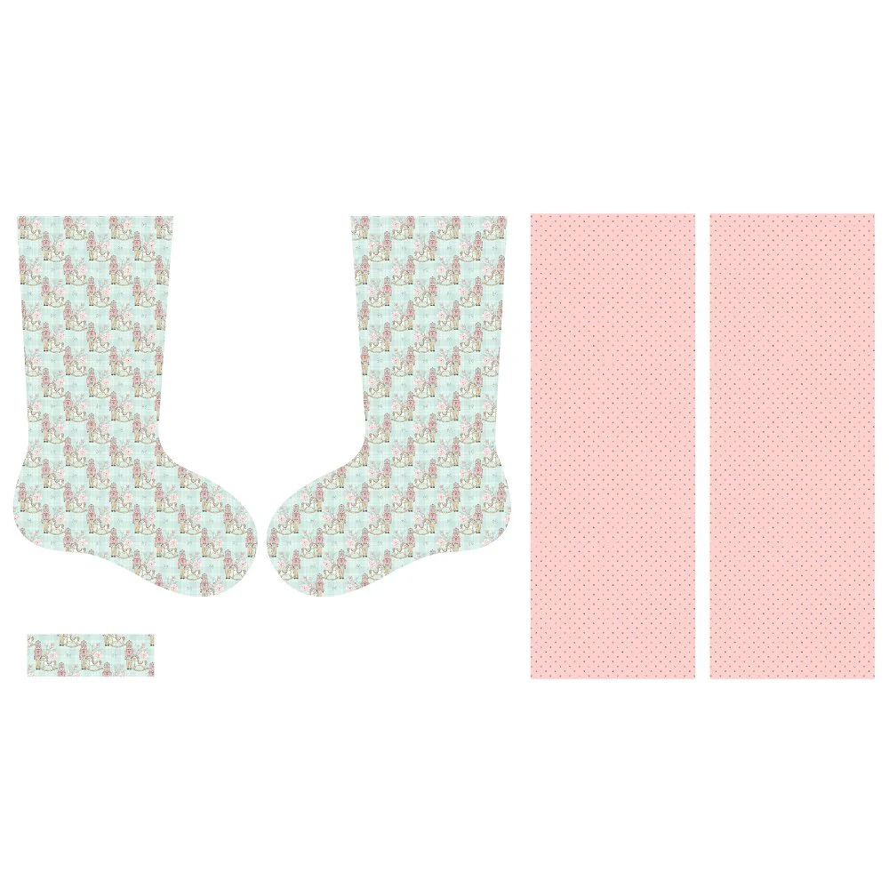 Elegant Nutcracker Volume 3 Stocking Fabric Panel